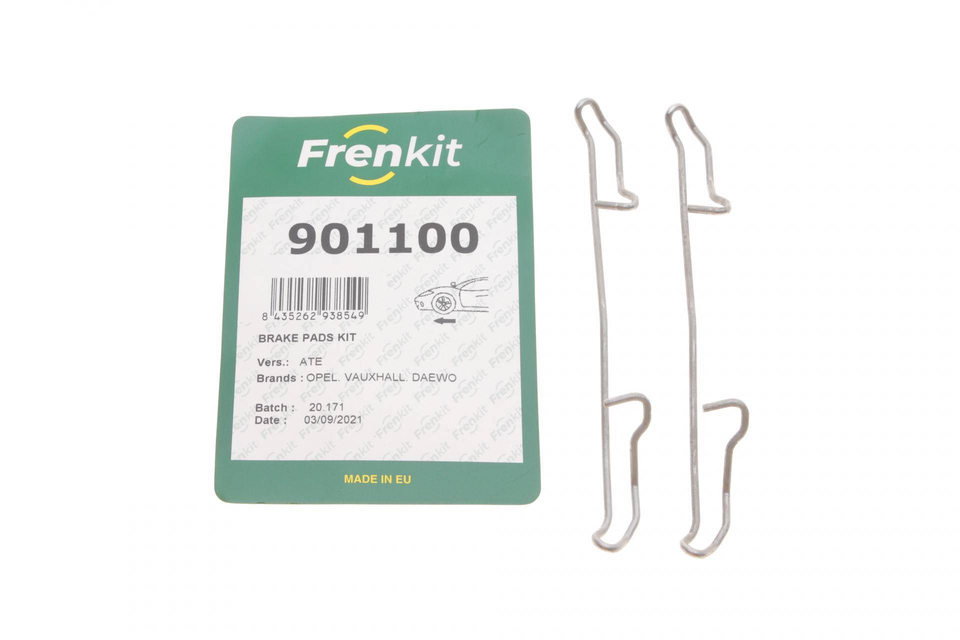 Планка супорта (переднього) прижимна (к-кт) Daewoo Nexia/Lanos 95- (Ate)