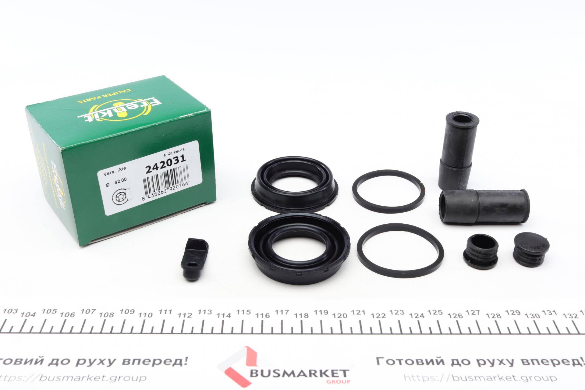 Ремкомплект супорта (переднього) BMW 5(E60)/6(E64)/7(E66) 04-10 (d=42mm) (Ate)