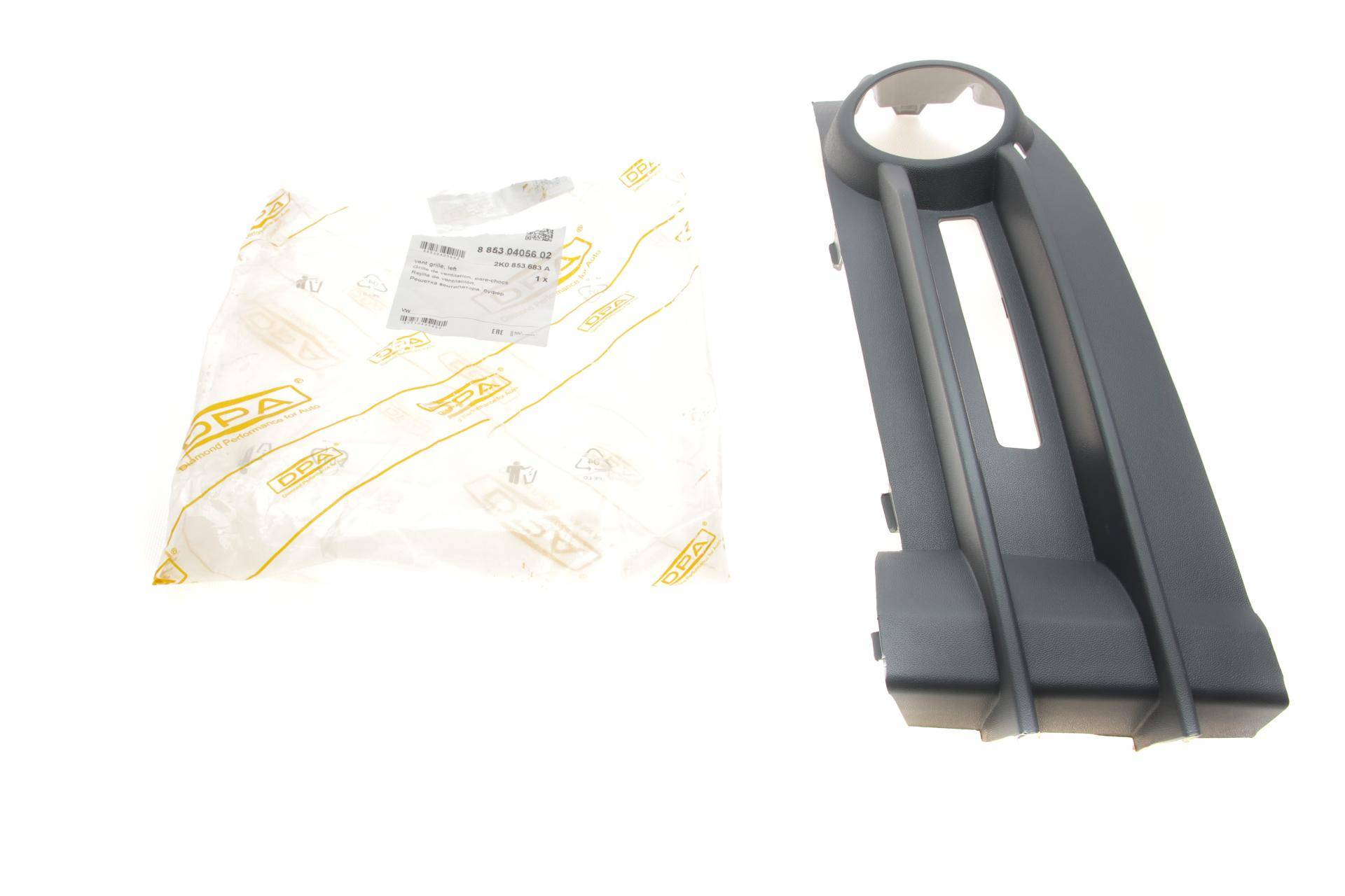 Вставка бампера (під протитуманку) VW Caddy III 04-15 (L)