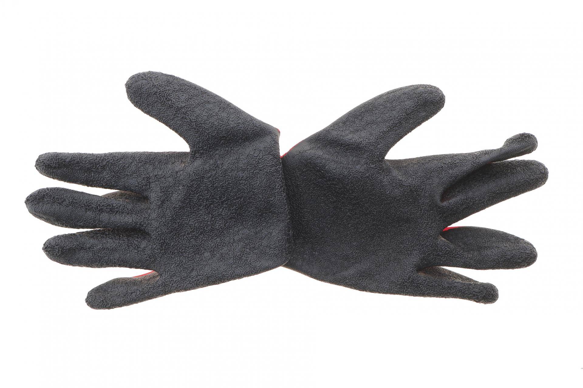 Рукавиці з латексним покриттям (11) RED LATEX GRIP