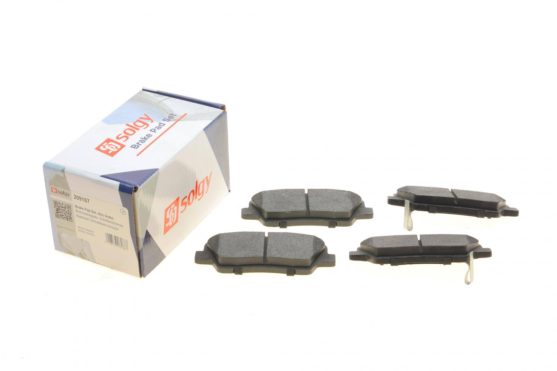 Колодки гальмівні (задні) Hyundai Santa Fe II/III/IV 06-/Genesis/Kia Sorento II/III 09-/Stinger 17-