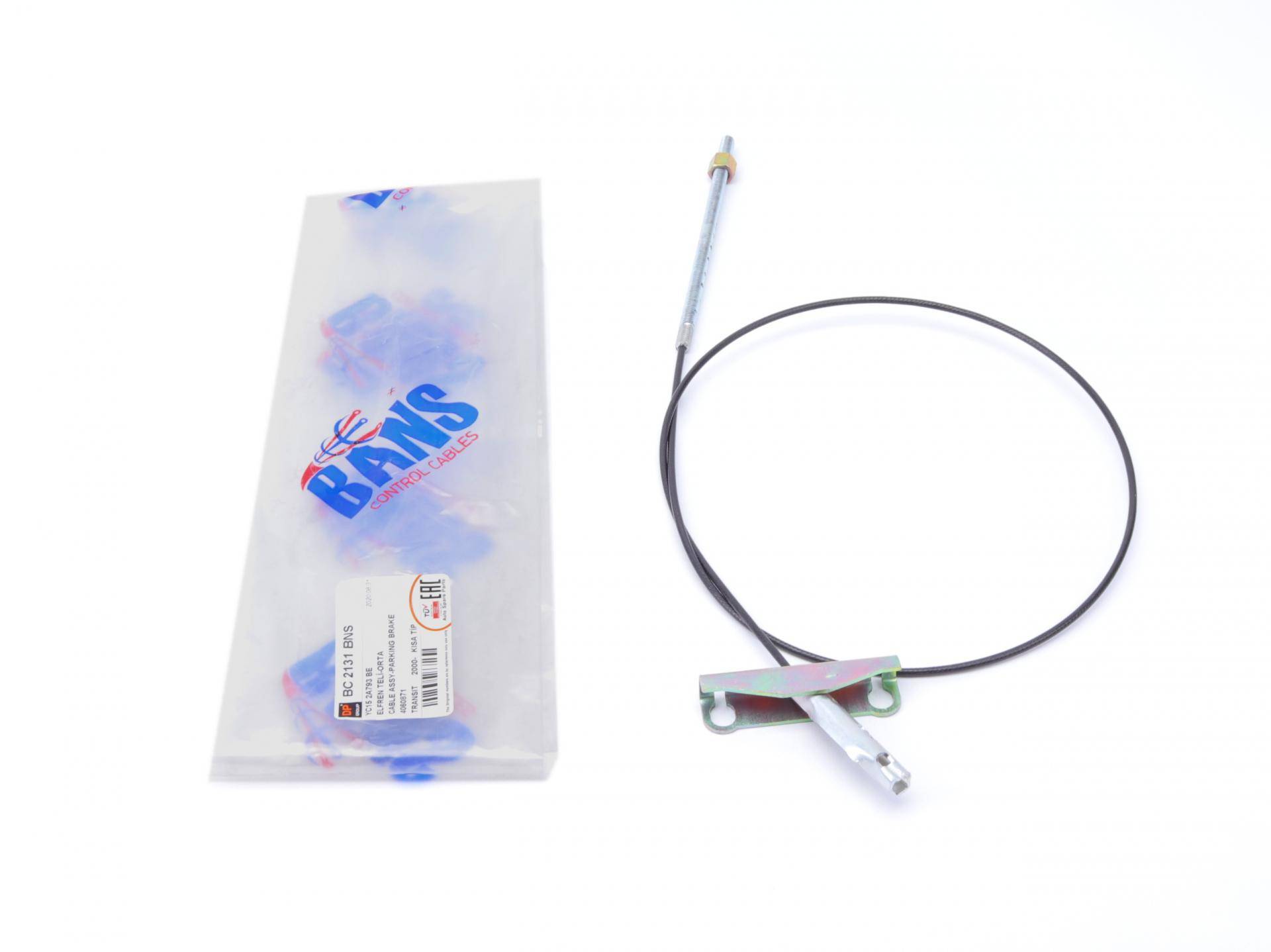 Трос ручника (центральний) Ford Transit 00- (1534mm)