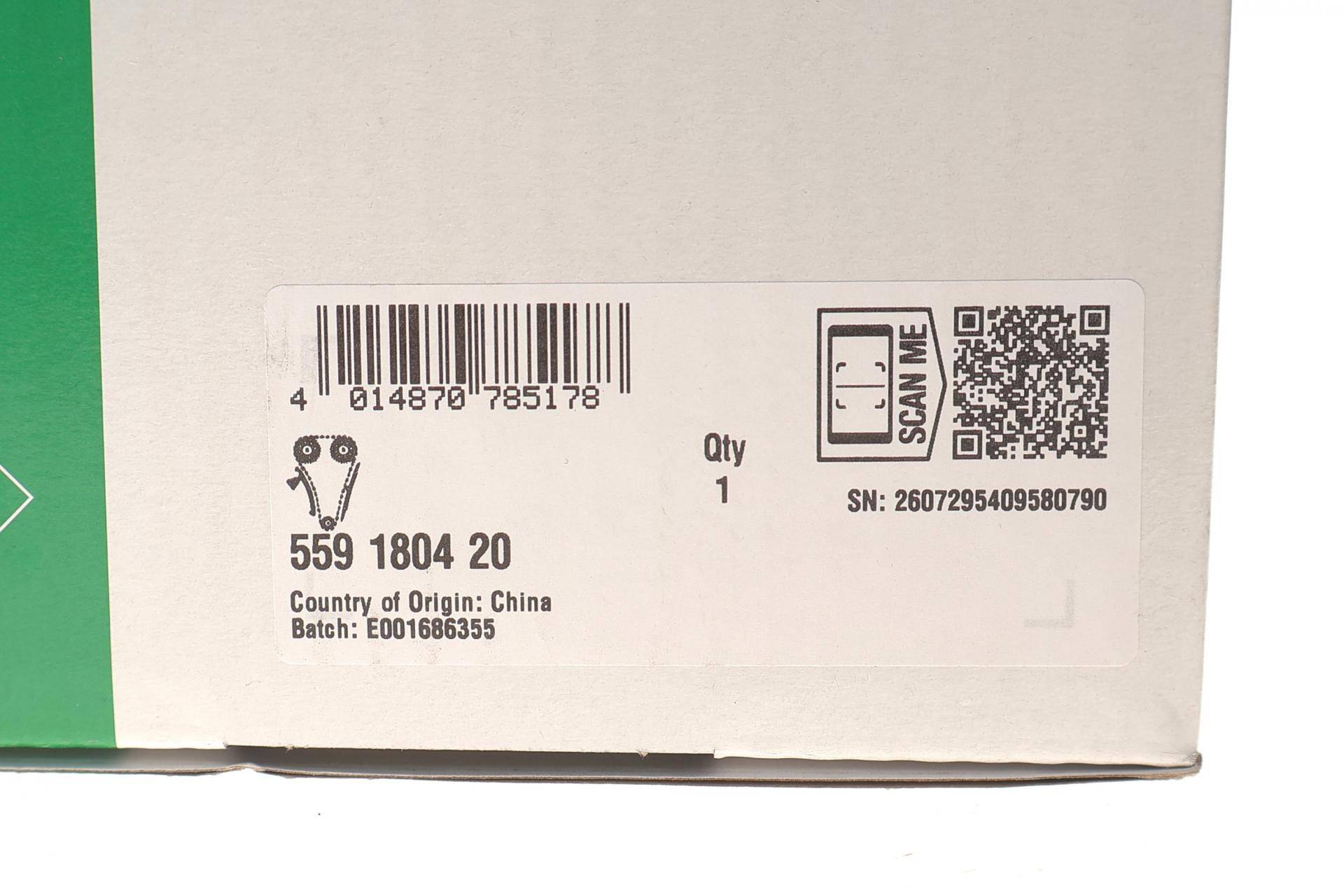 Комплект ланцюга ГРМ BMW 3 (E92/E93/F30)/5 (E61/F07)/X5 (E70/F15)/X6 (E71) 04-18 (N51/52/53/55)