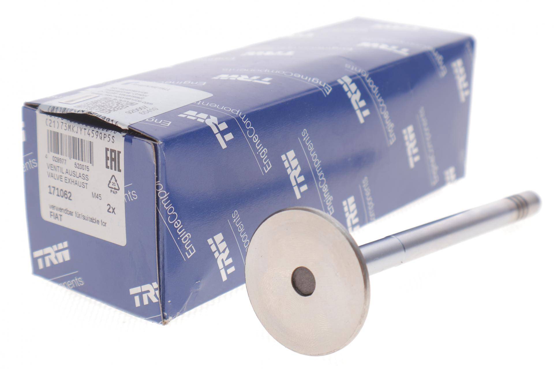 Клапан (випуск) Fiat Doblo/Punto 1.9D/JTD 01- (34.5x8x115.1)