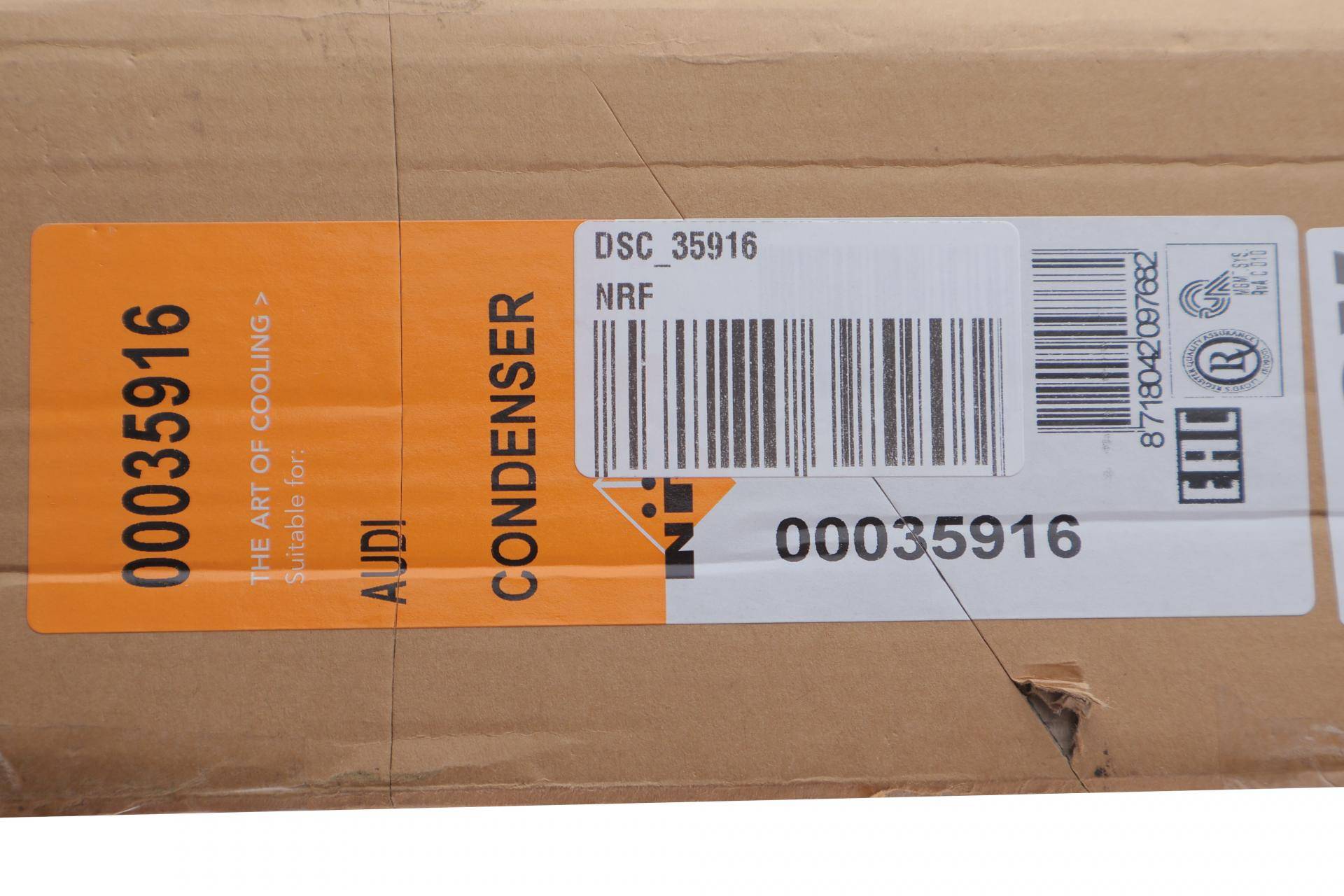 Радіатор кондиціонера Audi A4/Q5 1.8TFSI-3.0TDI 07-(незначна деформація)