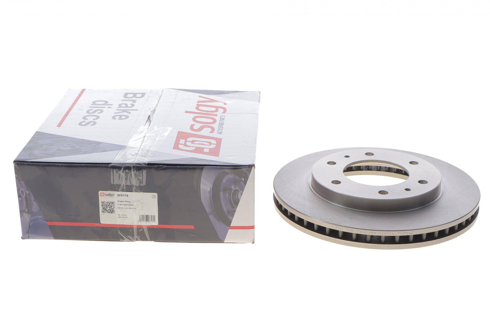 Диск гальмівний (передній) Mitsubishi L200/Pajero Sport II 08- (294x28)