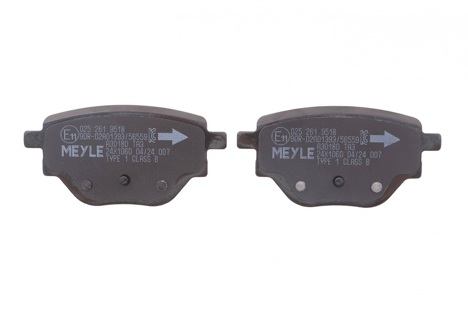 Колодки гальмівні (задні) Peugeot 2008/Opel Corsa F 19- (+ датчик)