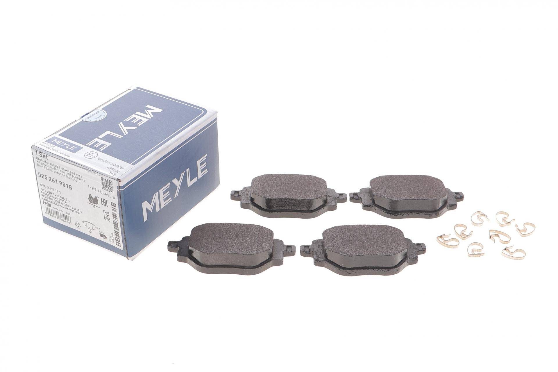 Колодки гальмівні (задні) Peugeot 2008/Opel Corsa F 19- (+ датчик)