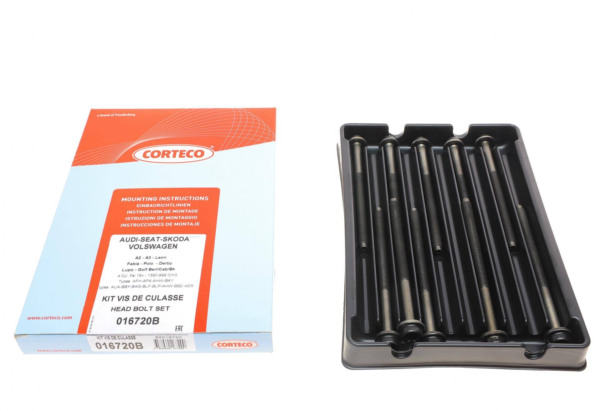 Болти головки (к-кт 10шт.) VW Caddy II/III 1.4i