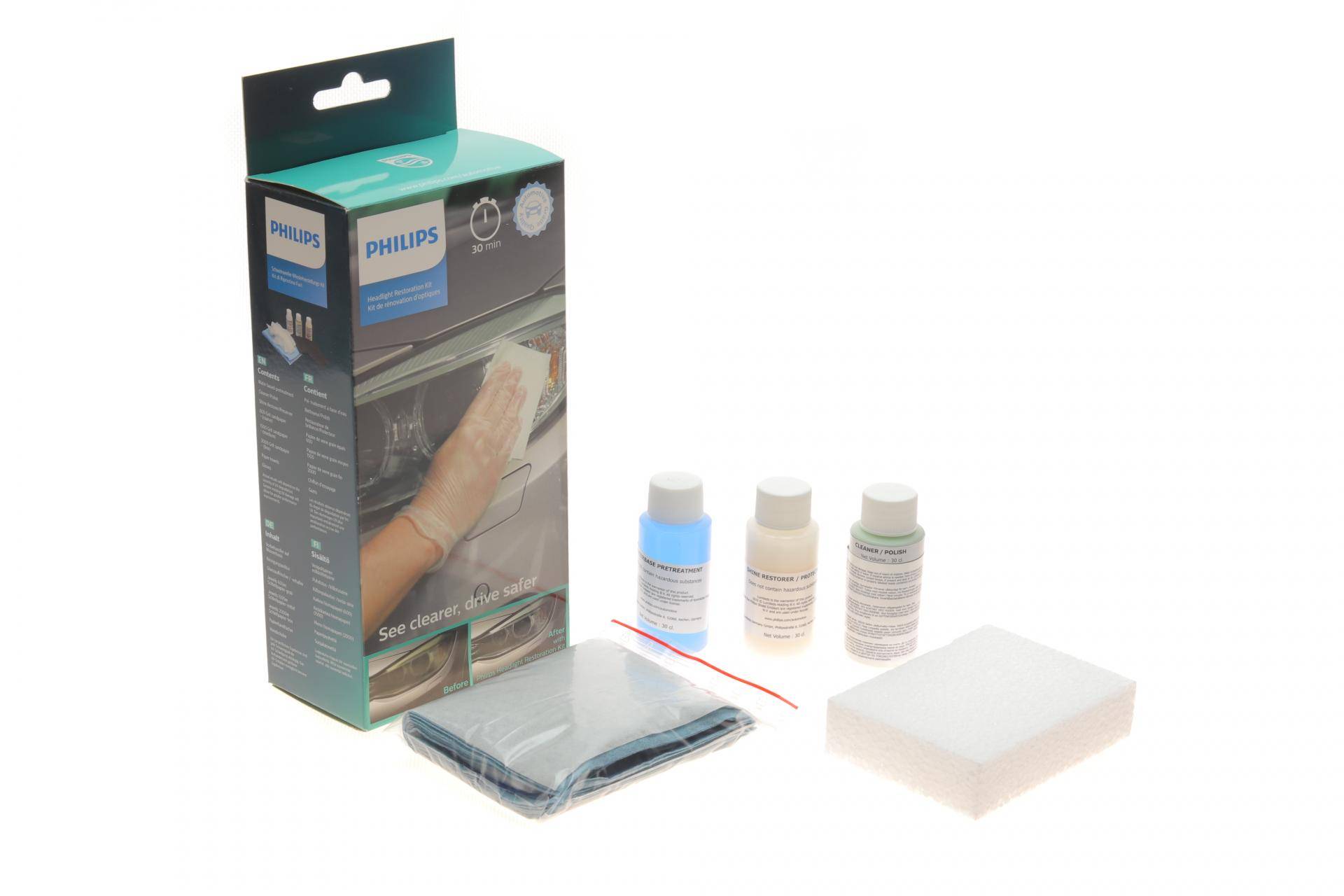 Набір для догляду за фарами головного освітлення