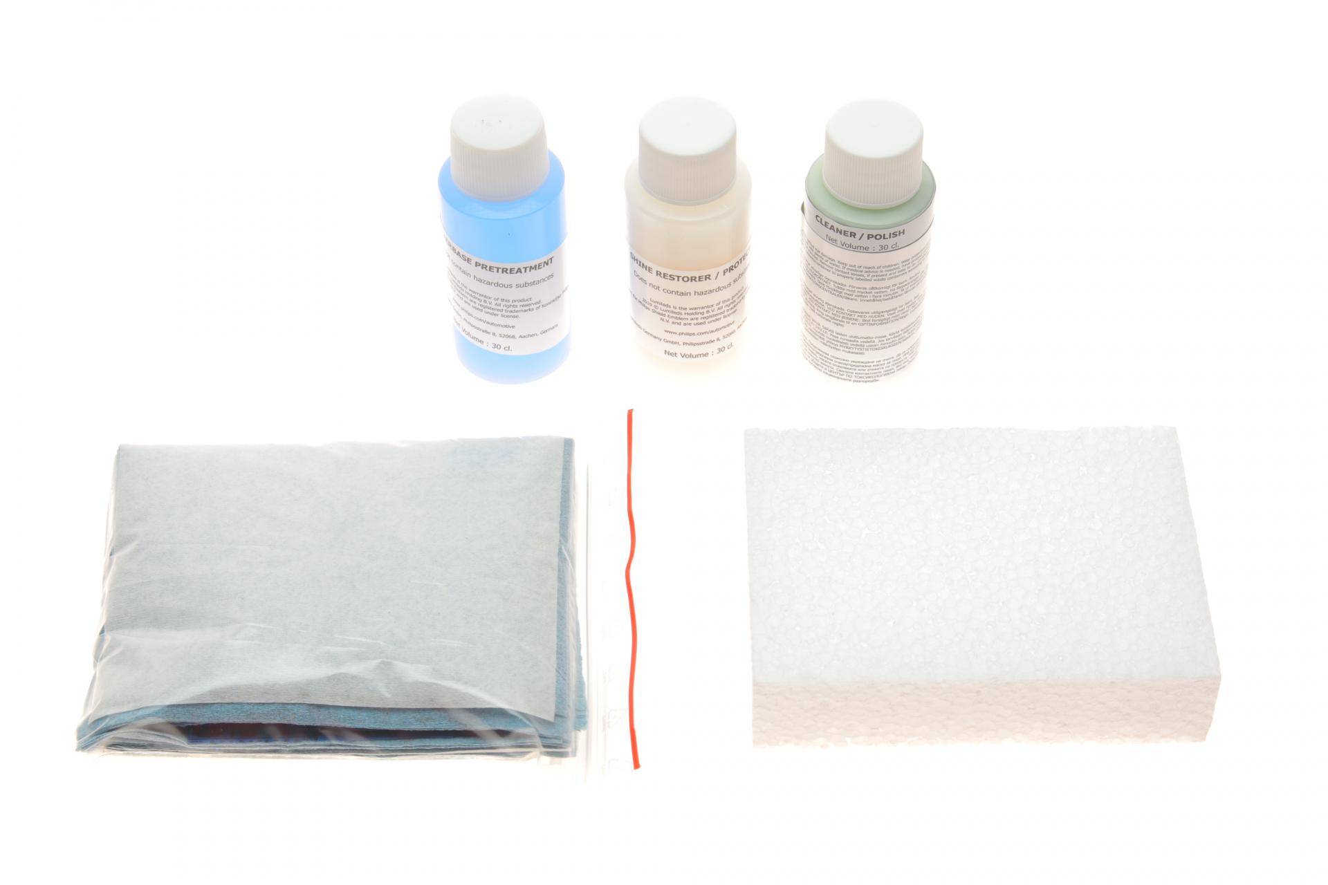 Набір для догляду за фарами головного освітлення