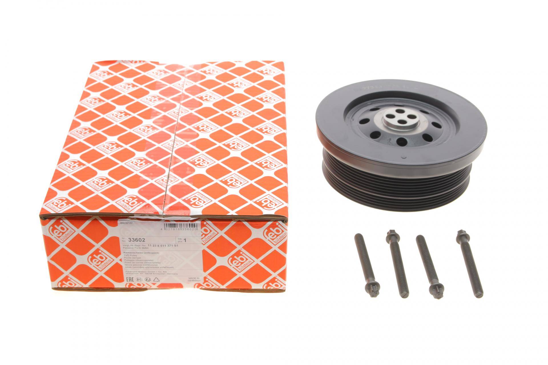 Шків колінвалу BMW 3 (E46/E90)/5 (E60)/X5 (E70) 3.0D 02-13 (4PK + 6PK) (M57)