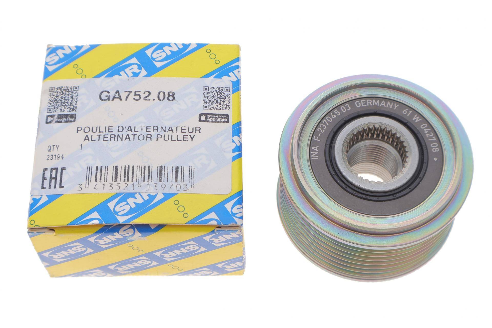 Шків генератора Ford Transit 2.4DI 00-