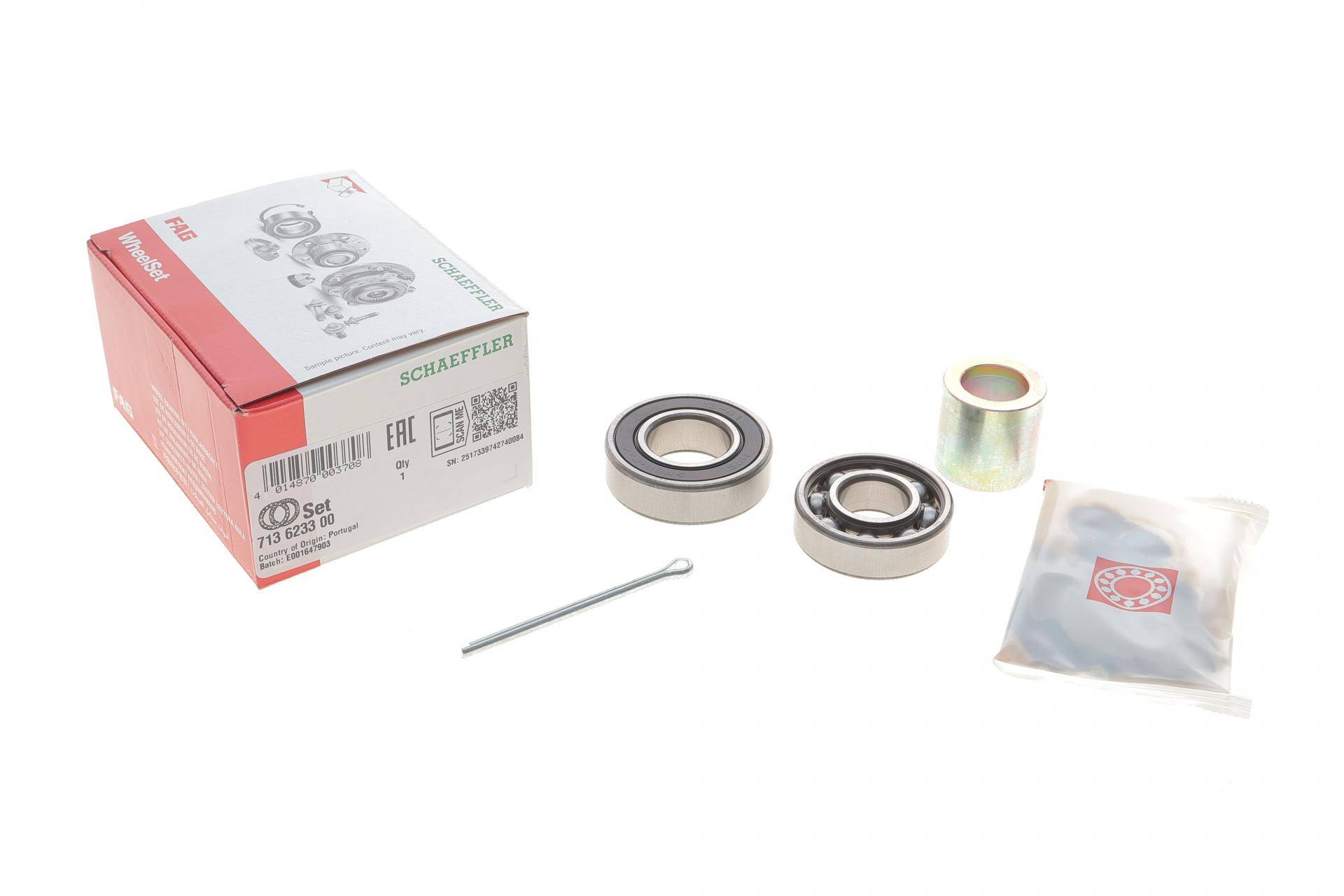 Підшипник маточини (задньої) Suzuki Alto/Carry 82-00 (к-кт)