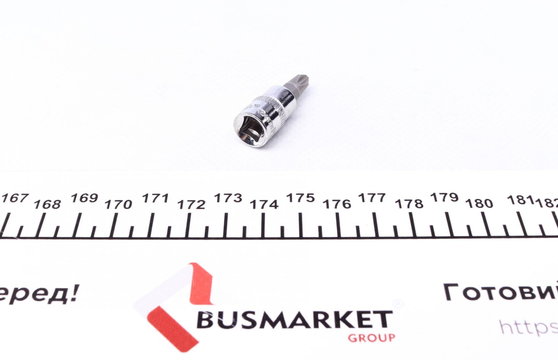 Головка 1/4" зі вставкою PH2