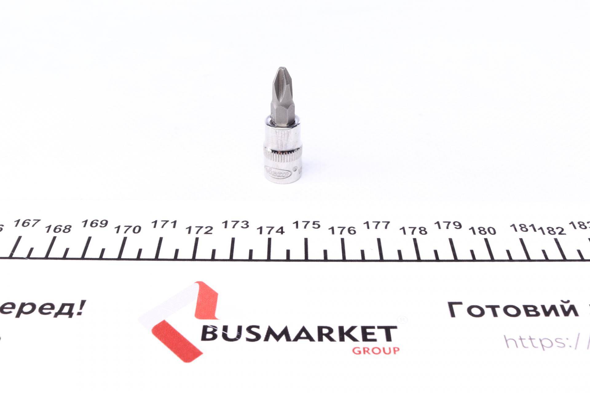 Головка 1/4" зі вставкою PH2