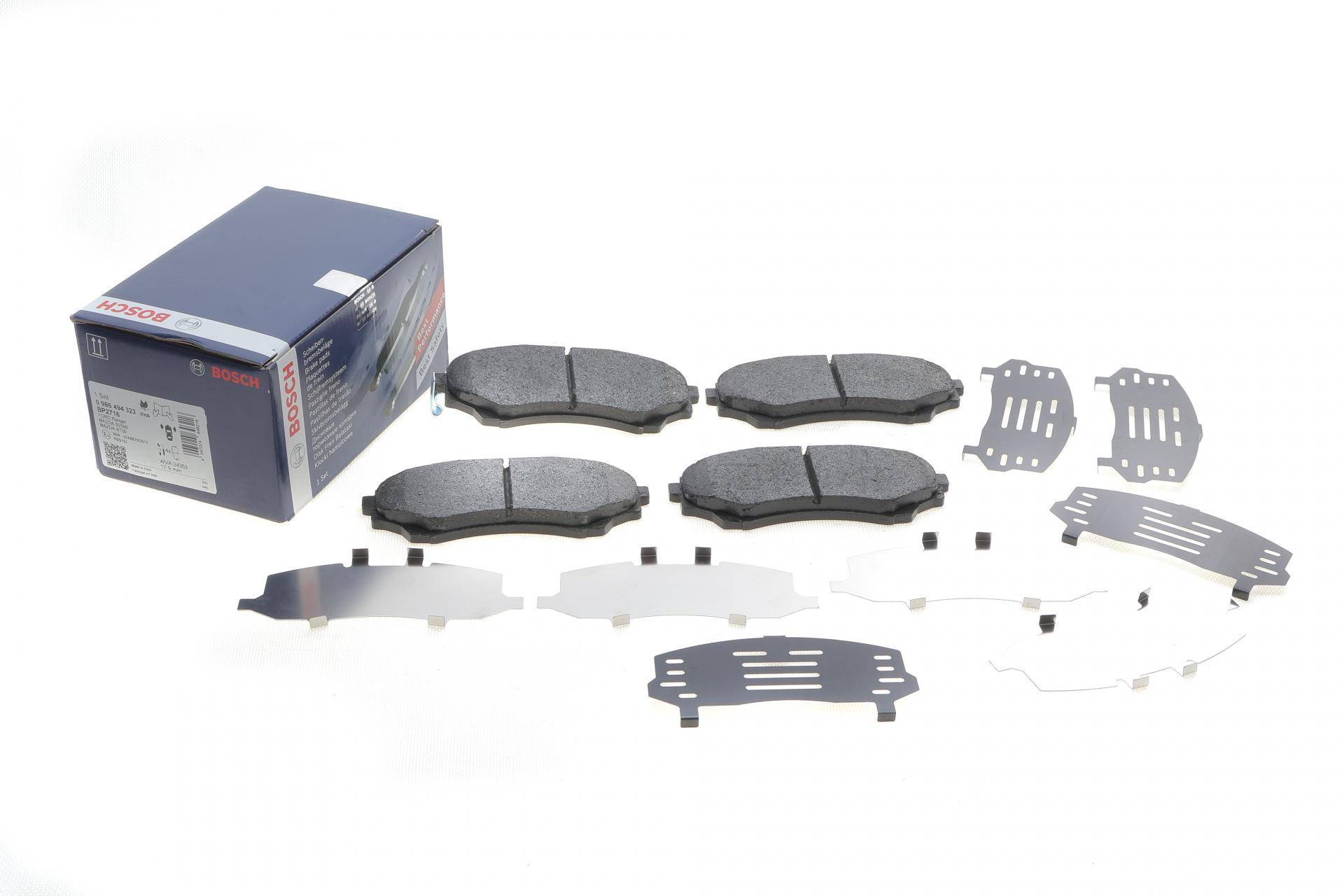 Колодки гальмівні (передні) Ford Ranger 99-12/Mazda B-Serie 99-06/BT-50 06-