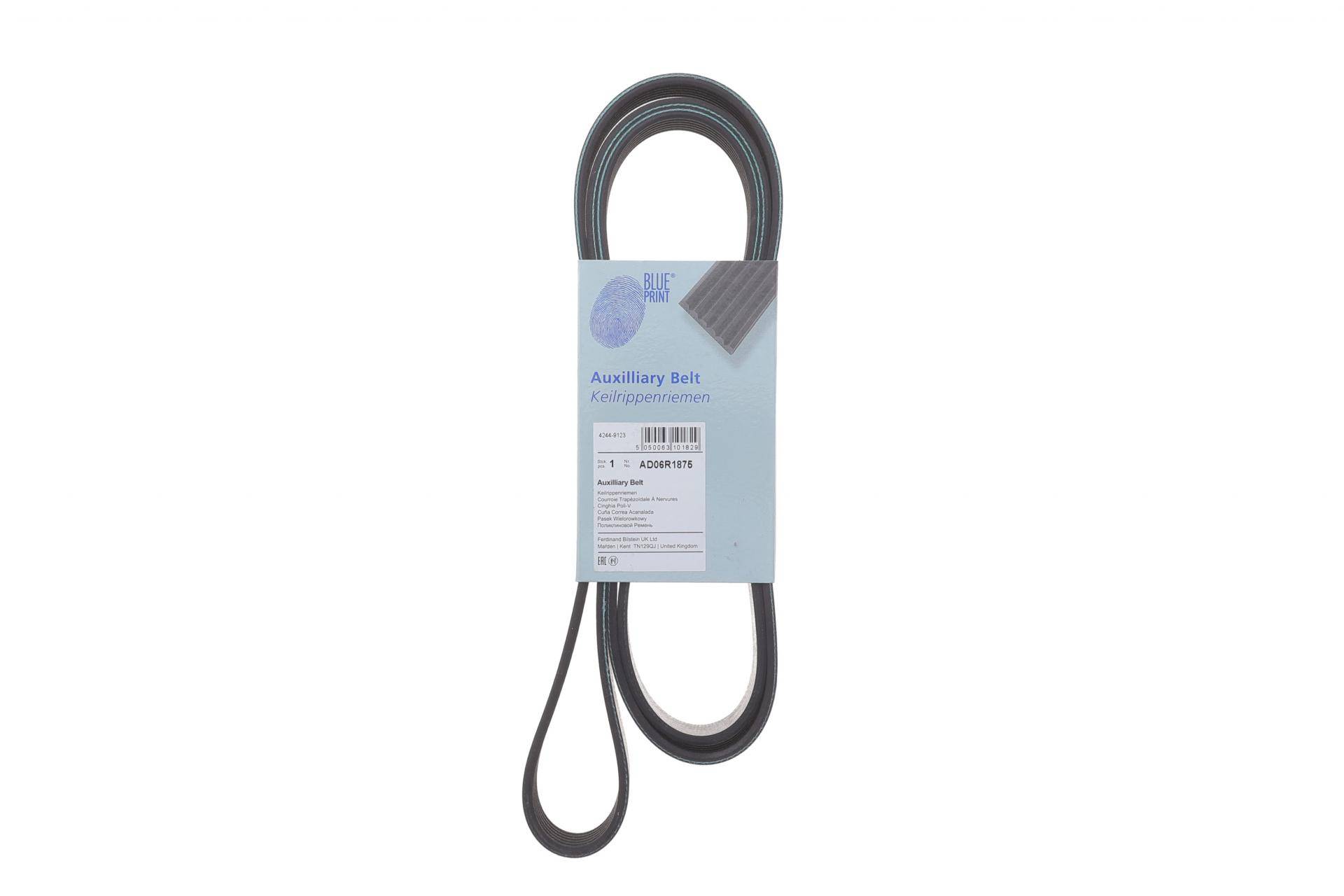 Ремінь генератора VW Polo 1.2 09-14/Opel Astra G 2.0 DI 98- (6PK1875)