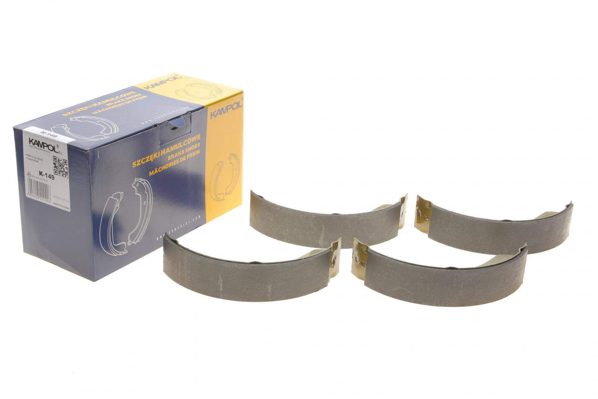 Колодки гальмівні (задні) Ford Transit -92 (барабанні) (228.6x46)