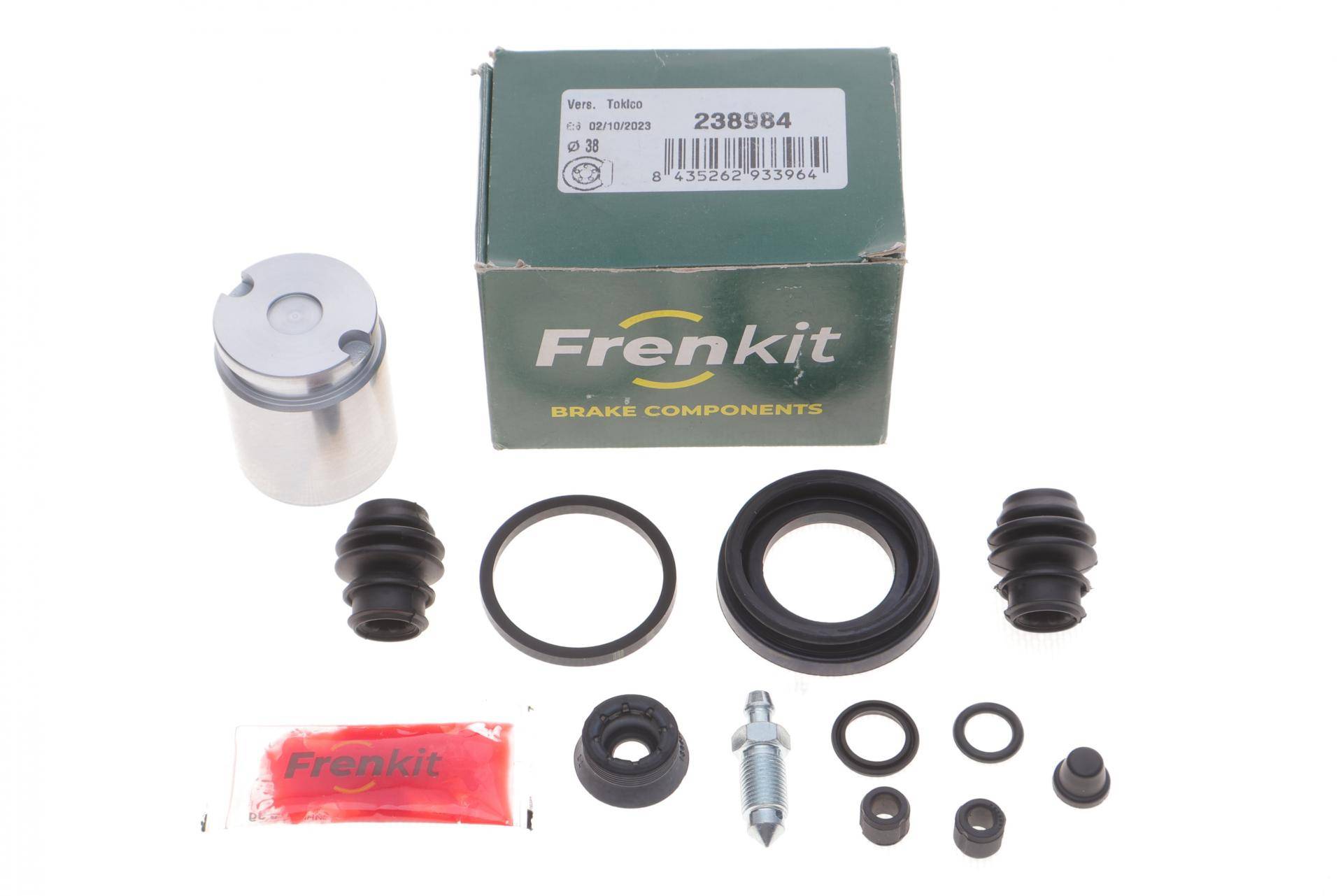 Ремкомплект супорта (заднього) Toyota Auris/Yaris 05- (d=38mm) (+поршень з механізмом) (Tokico)