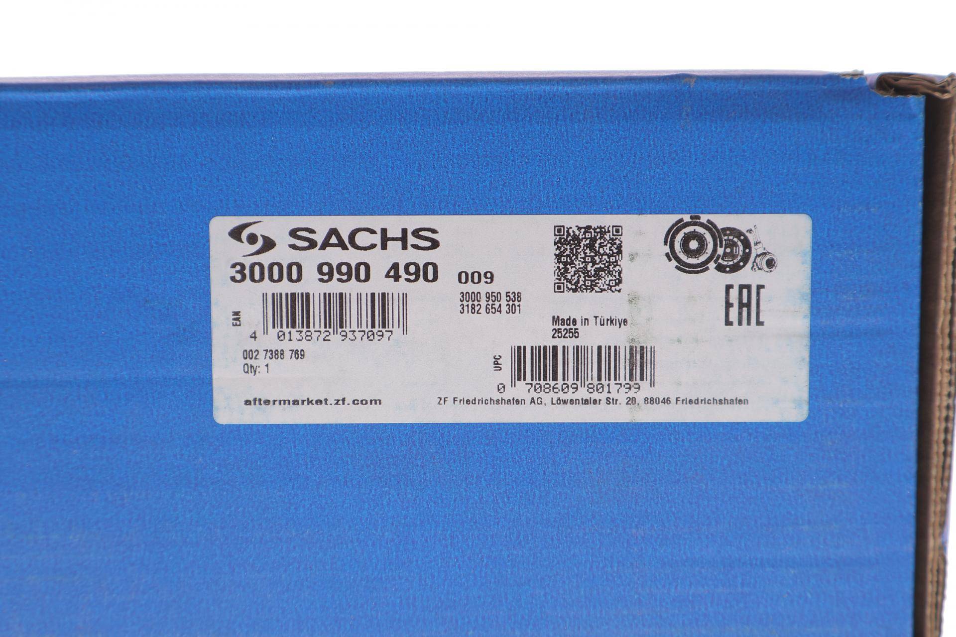 Комплект зчеплення Renault Kangoo 1.5dCi K9K 08-/ MB Citan (W415) 1.5CDI (OM607) 13- (d=230mm) (+вижимний)