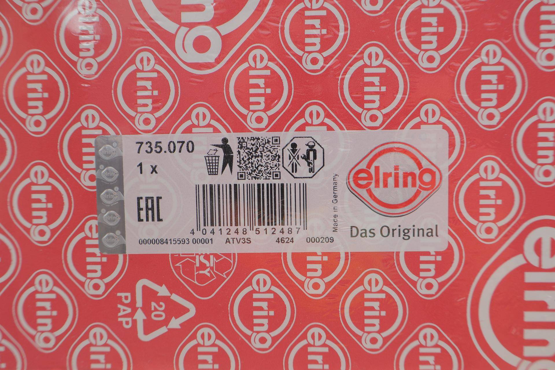 Комплект прокладок (верхній) MB C-class (W204)/E-class (W212) 1.8 (M271) 07-15