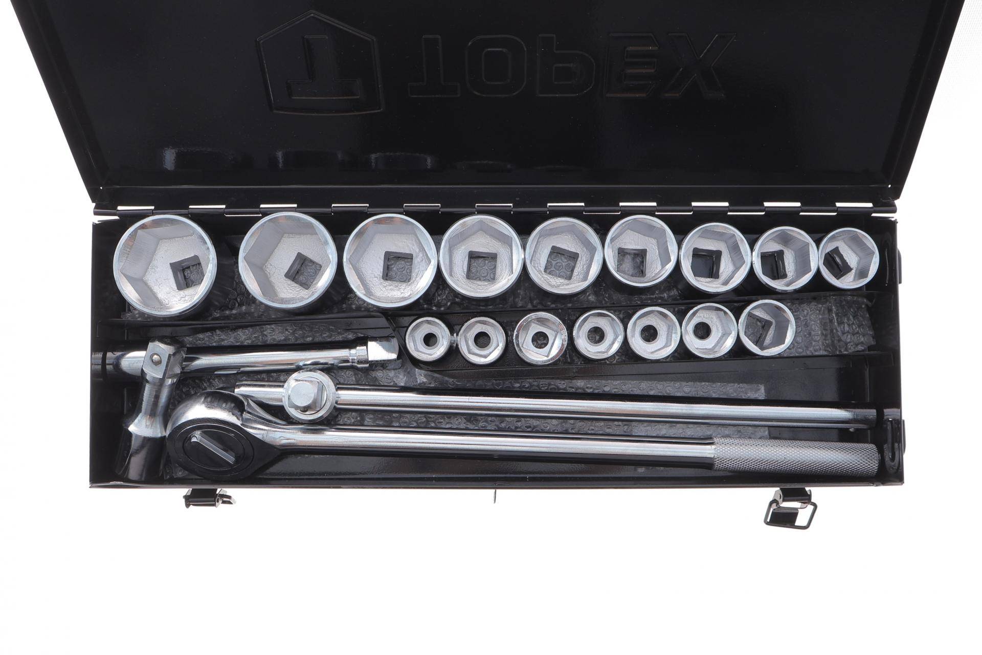 Набір головок з насадками (20 предметів) (3/4")