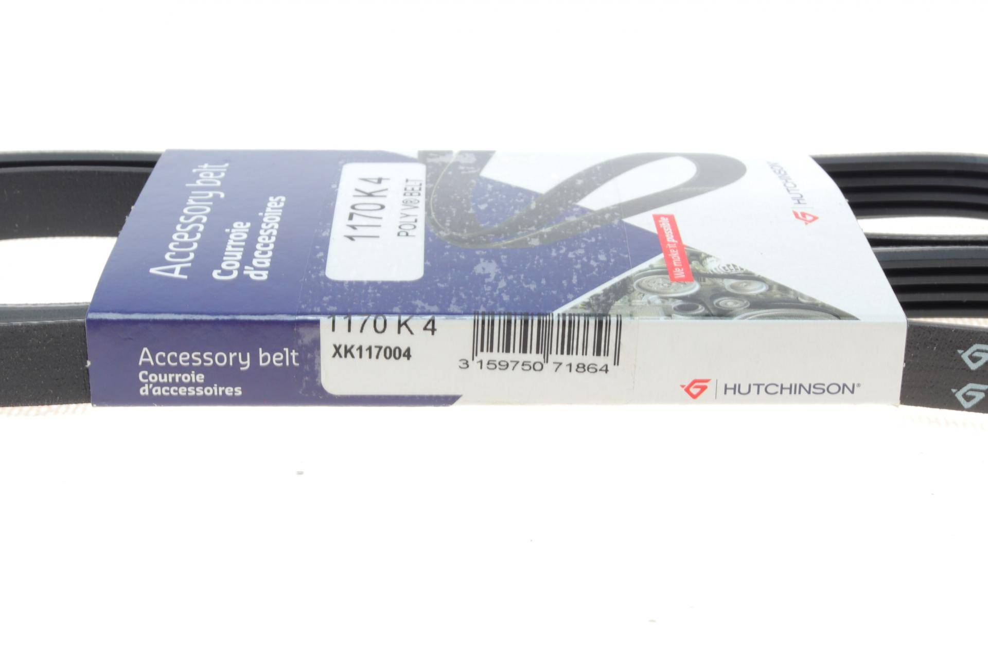 Ремінь генератора Toyota Yaris 1.5/1.3 00- (4PK1170)