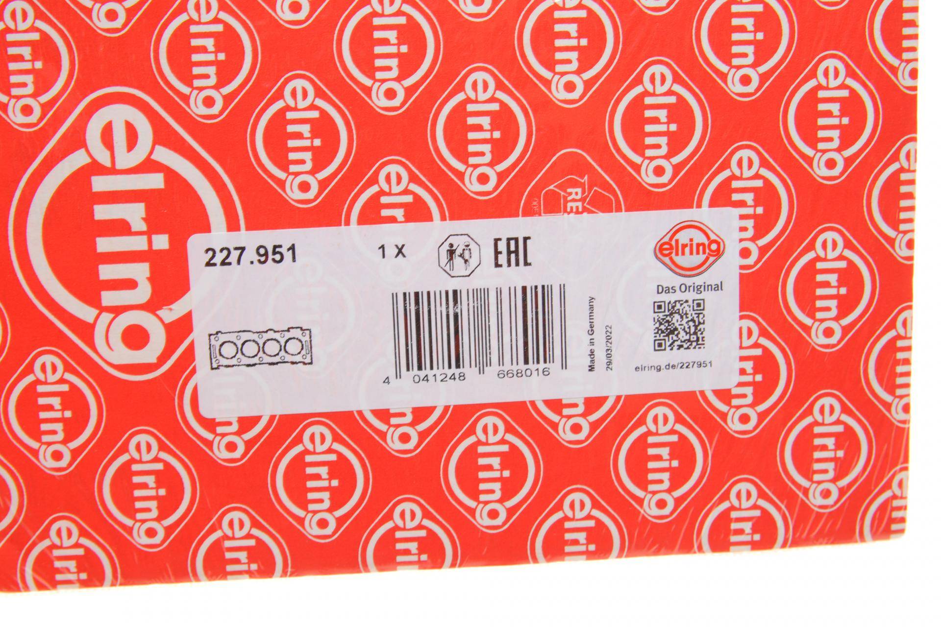 Прокладка ГБЦ Audi A4/A6/Q7/VW Touareg 3.0 TDI 14- (1 мітка)(1.60mm) (1-3 циліндри) (R)