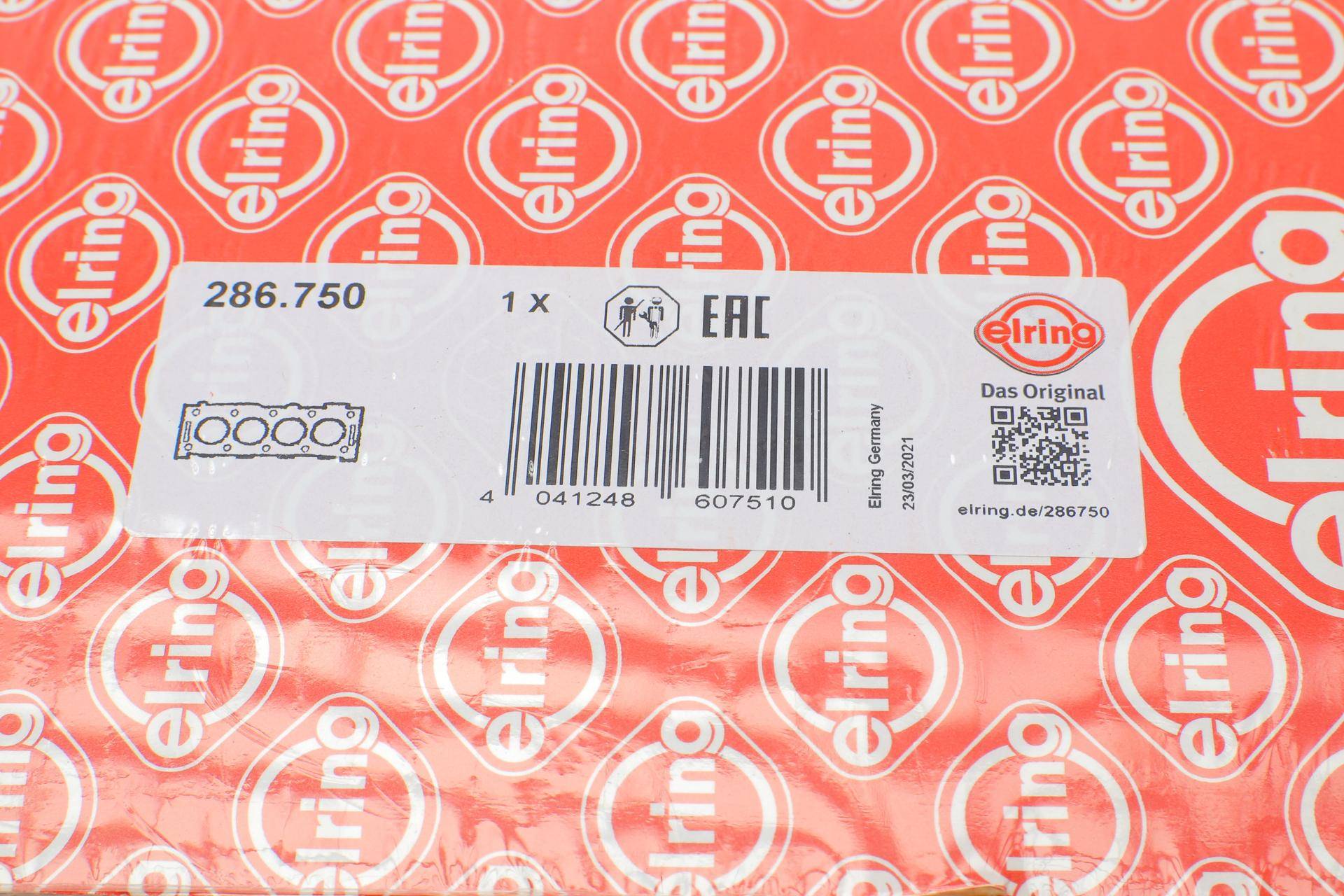 Прокладка ГБЦ Toyota RAV 2.2 D 06- (4 метки) (1.05 мм)