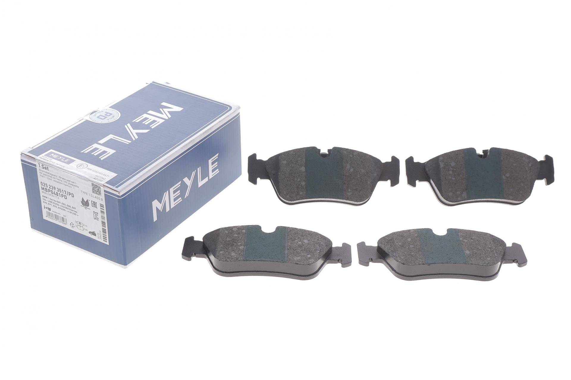 Колодки гальмівні (передні) BMW 3 (E90) 1.6-2.0 i 04-11