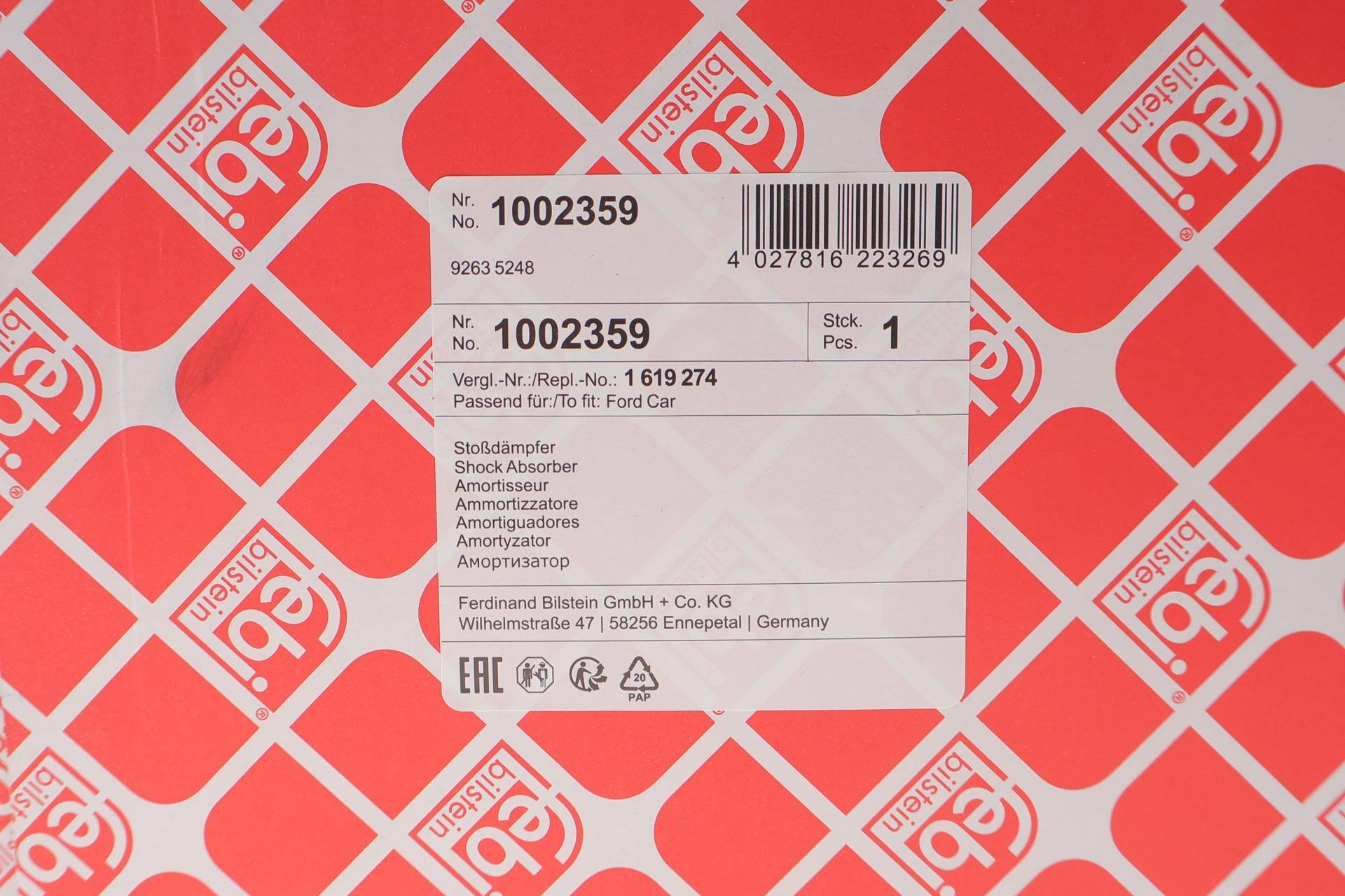 Амортизатор (передній) Ford Focus 03- (L)