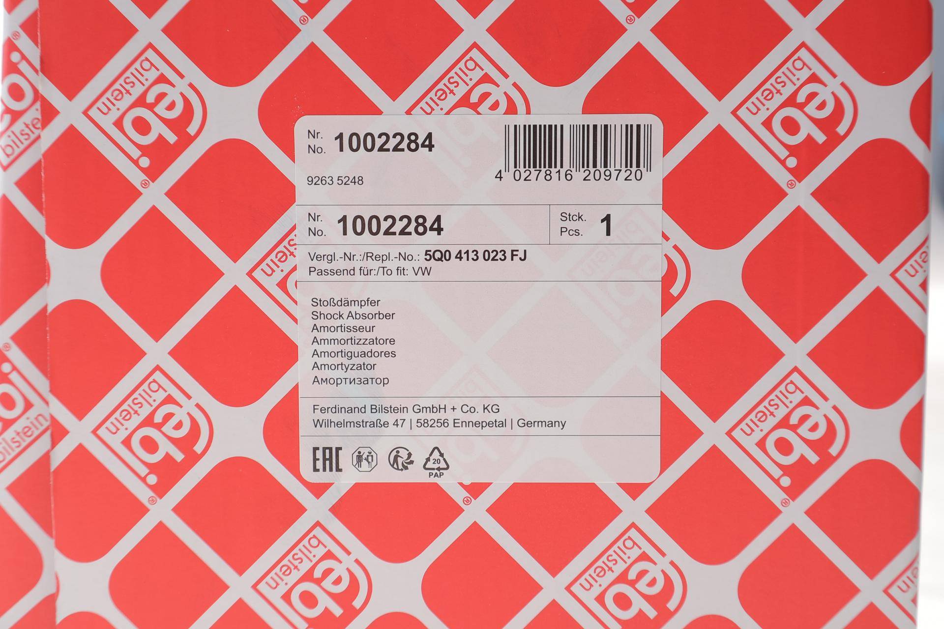 Амортизатор (передній) VW Golf VII 12-/Skoda Octavia IV 12 -