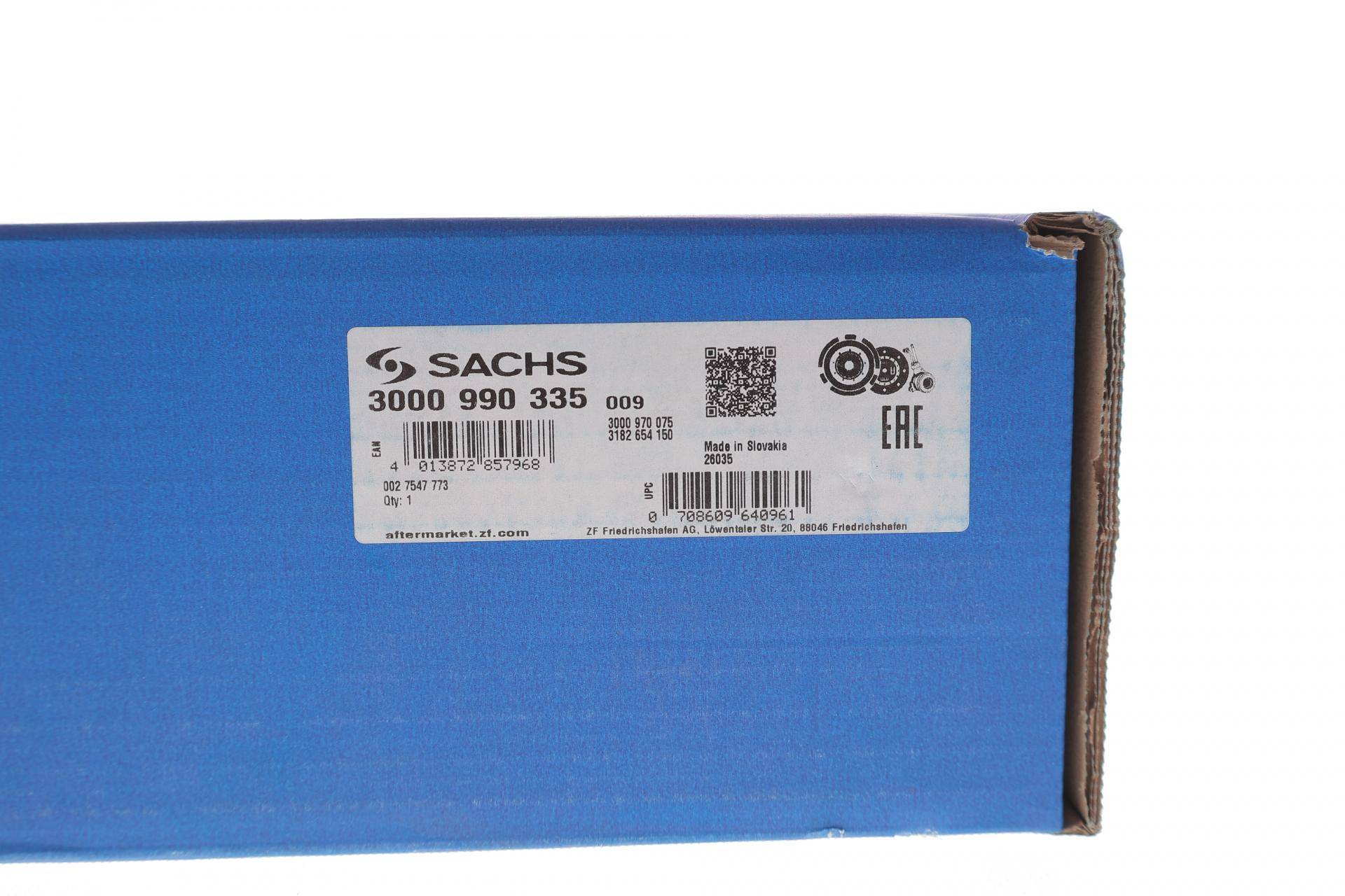 Комплект зчеплення VW T5 2.5TDI (96kw) BNZ, AXD, 03-09