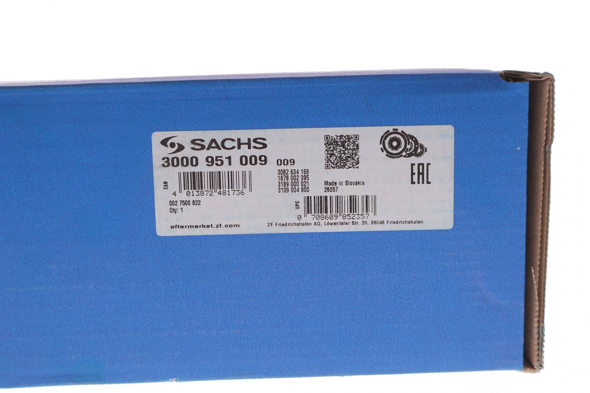 Комплект зчеплення Mazda 3 2.0MZR/DISI, 03-14, 110/111kw