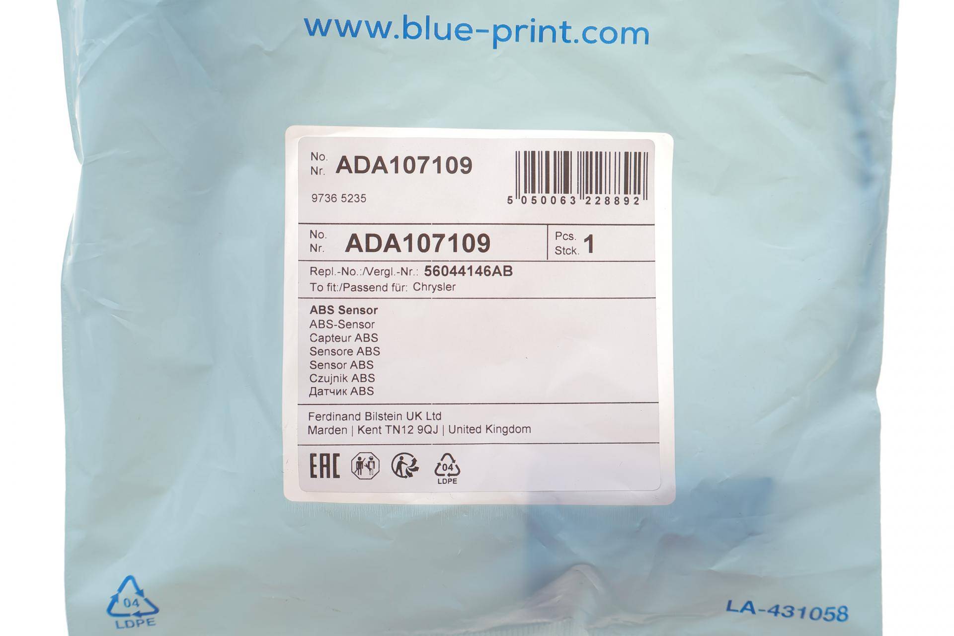 Датчик ABS (задній) Jeep Cherokee/Commander/Grand Cherokee 99-10