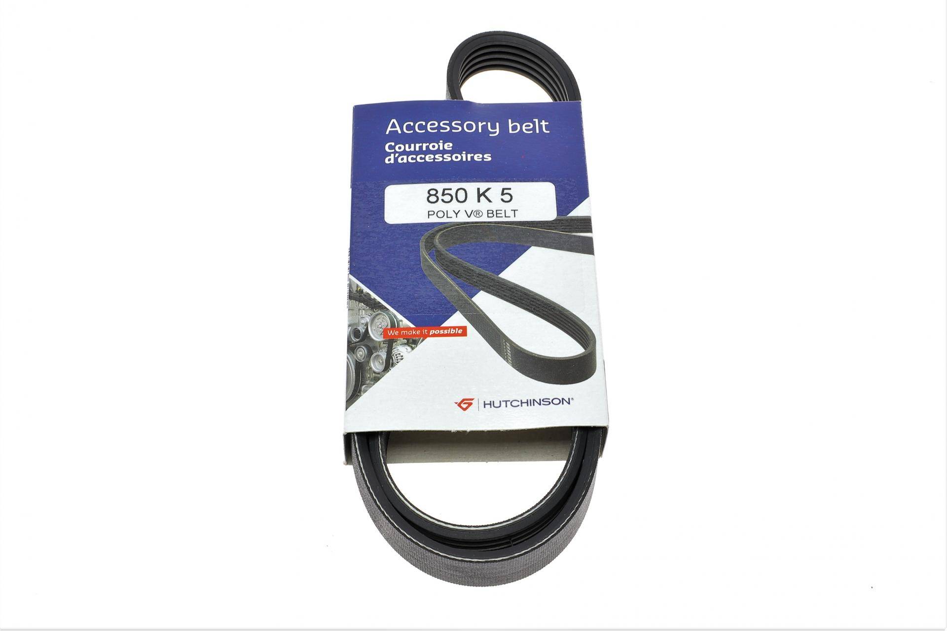 Ремінь генератора Ford Focus/Kuga 2.5 05- (5PK850)