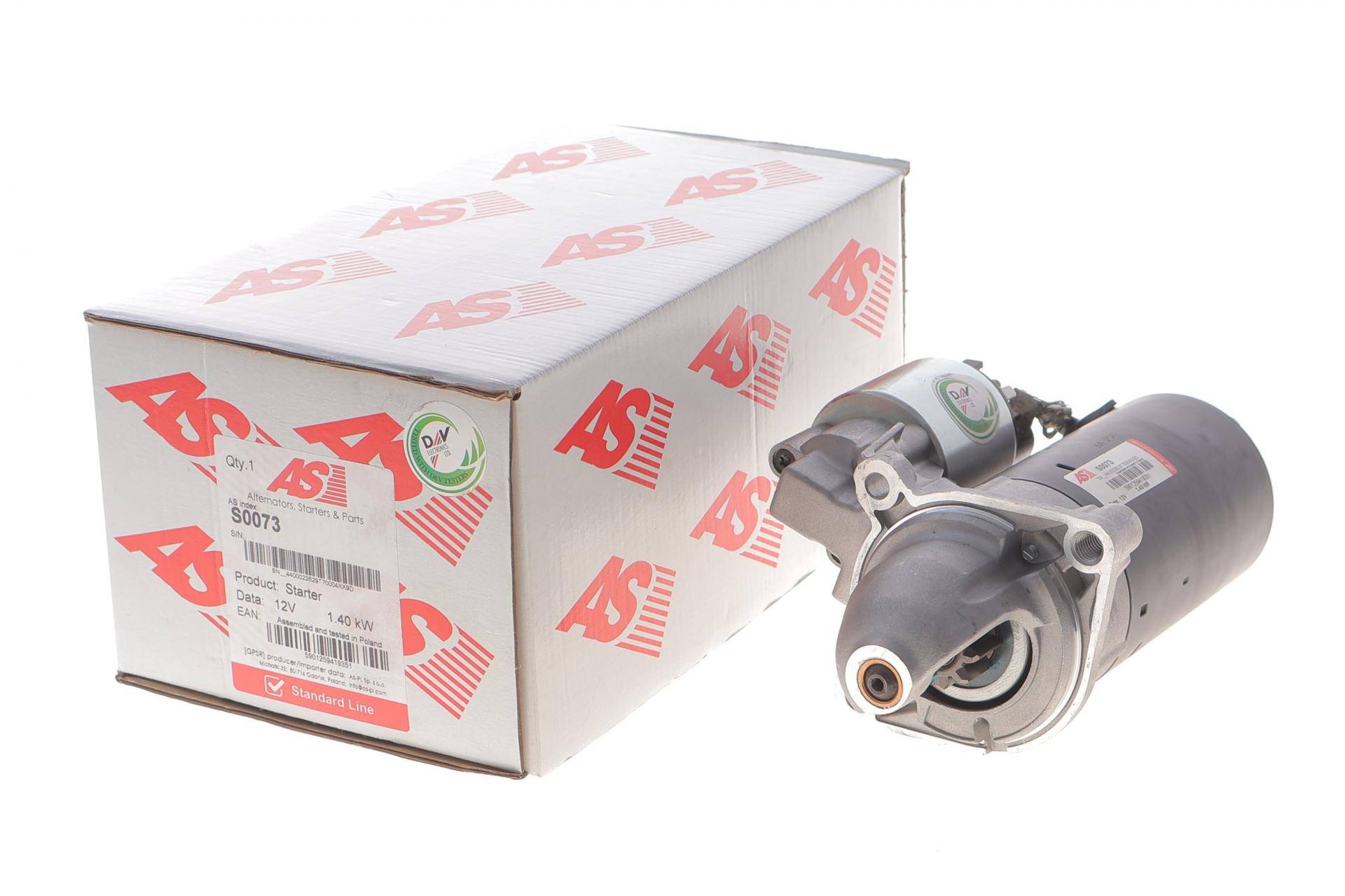 Стартер BMW 5 (E34/E39/E60) 1.8-3.0 (M54/M52/M40/M43 89-10 (12V/1.4kw) (z=9)