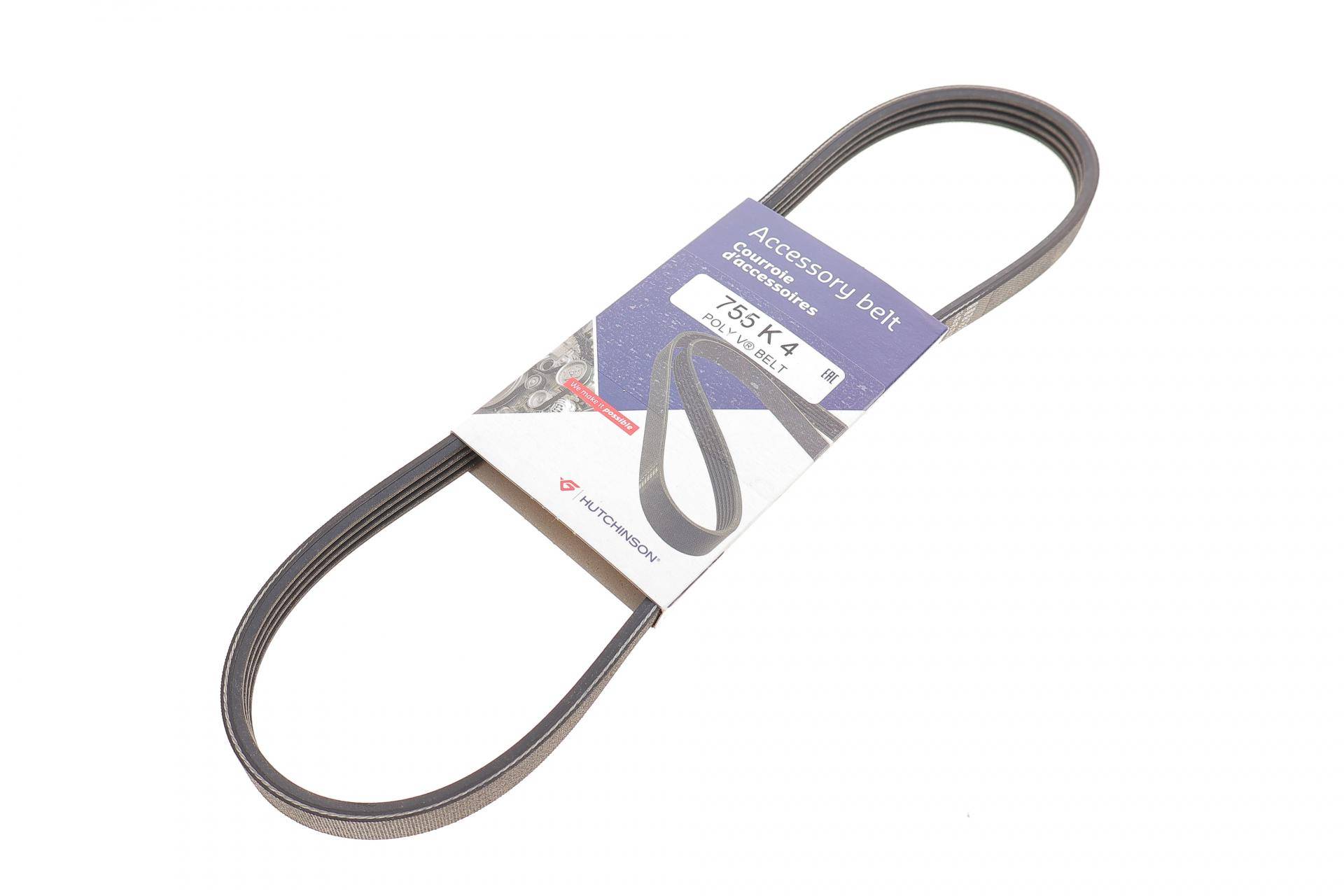 Ремінь генератора Fiat Ducato 1.9D/TD 94-02 (4PK755)