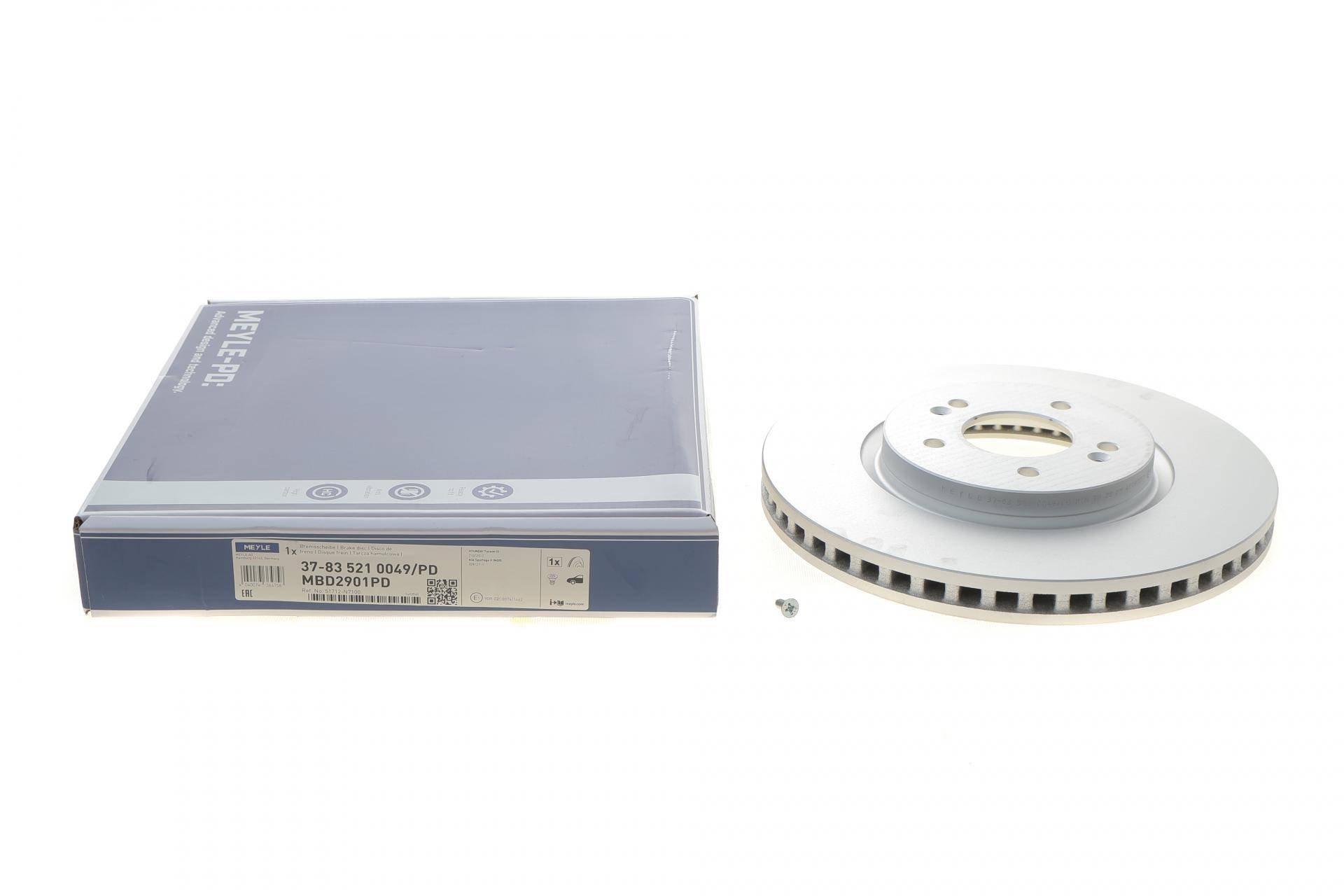 Диск гальмівний (передній) Hyundai Tucson 20-/Kia Sportage V 21- (325x30) (вент.)