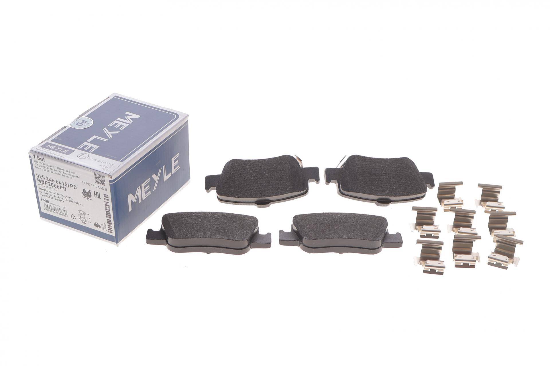 Колодки гальмівні (задні) Toyota Auris /Corolla 06-19 (Bosch)