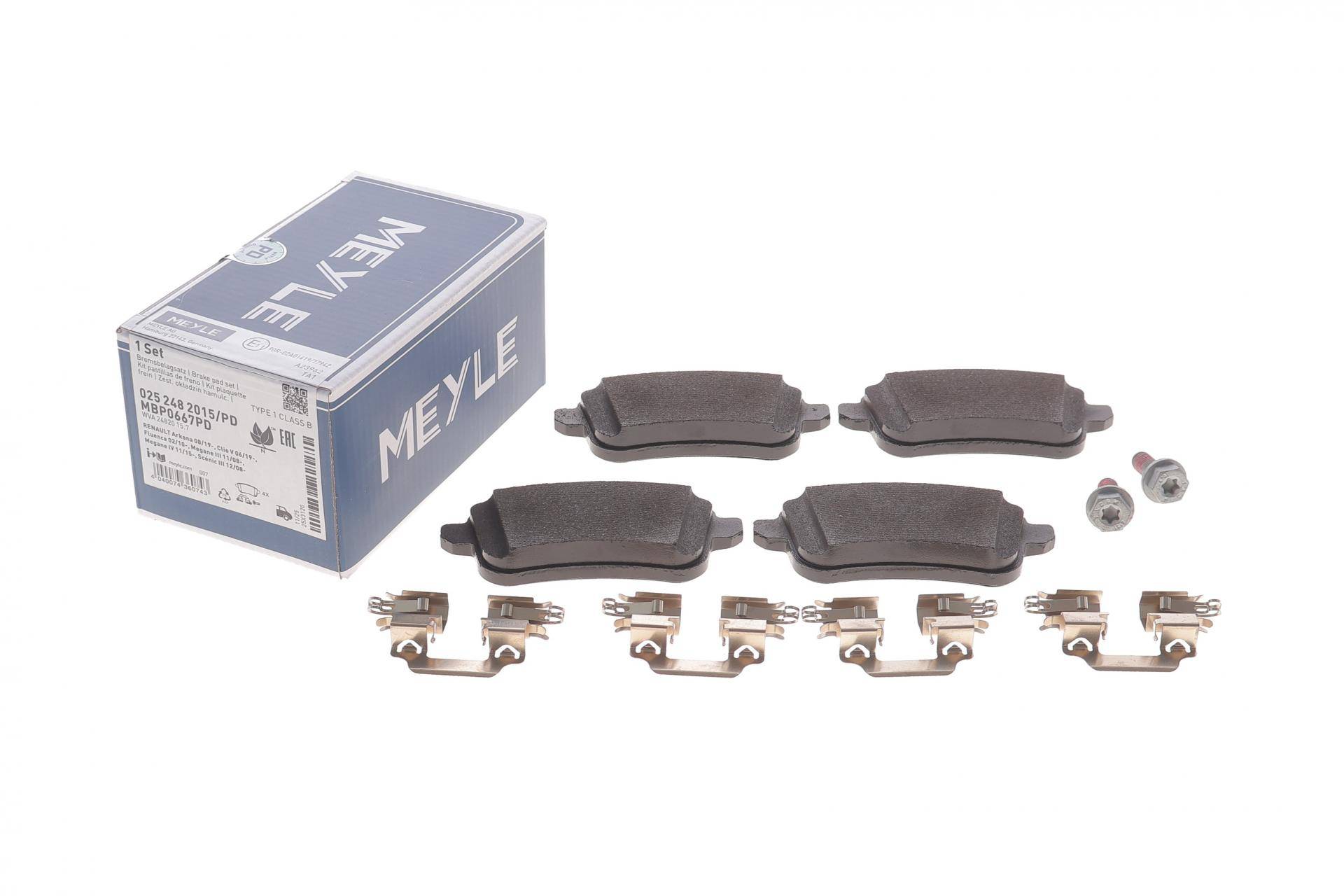 Колодки гальмівні (задні) Renault Fluence/Megane/Scenic 08-