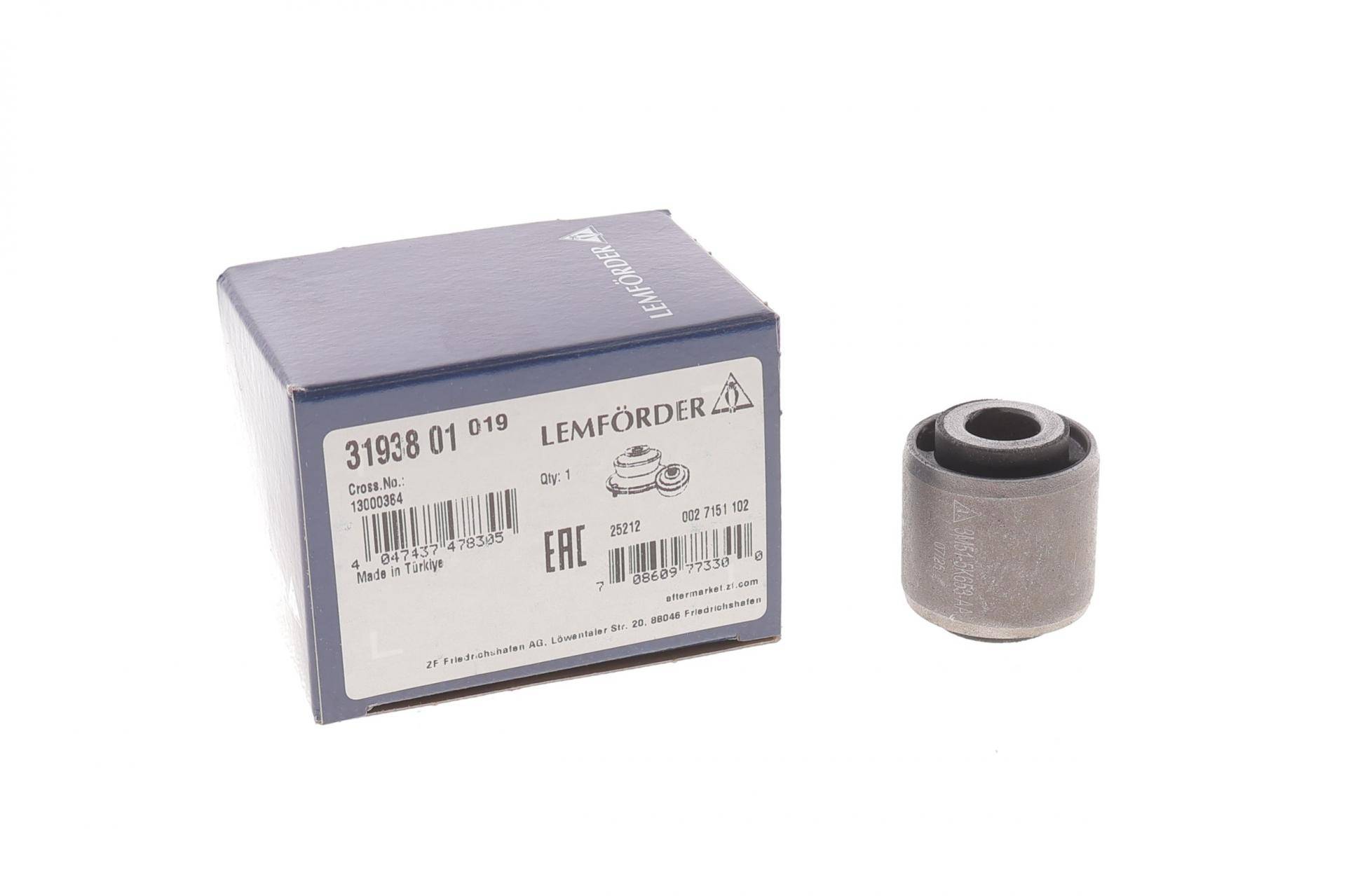 Сайлентблок важеля (заднього/знизу) Ford Focus/Mazda 3/Volvo (C30/V50/C70) 98- (поперечного)