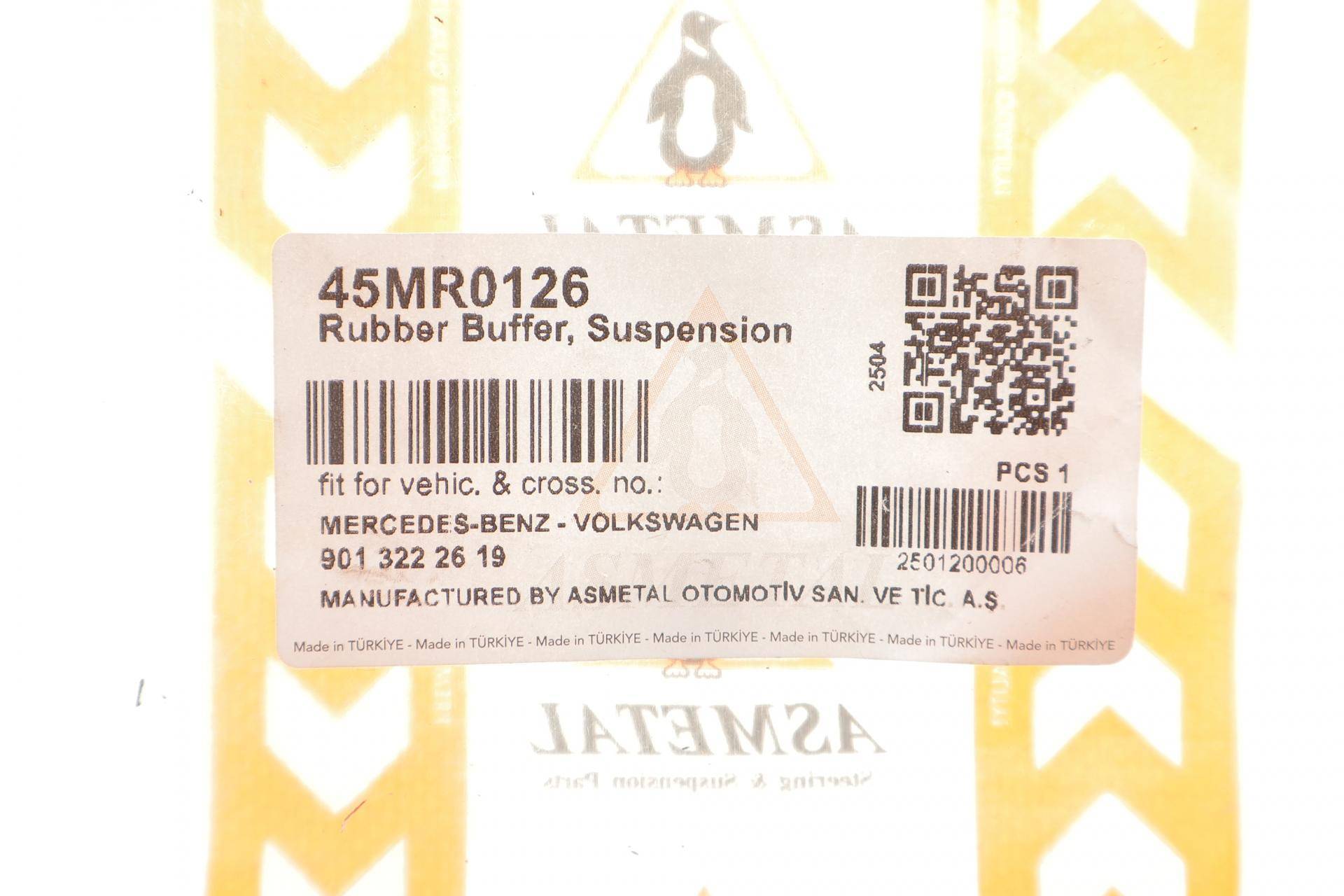 Подушка ресори (передня/верхня) MB Sprinter 96- (пластик)