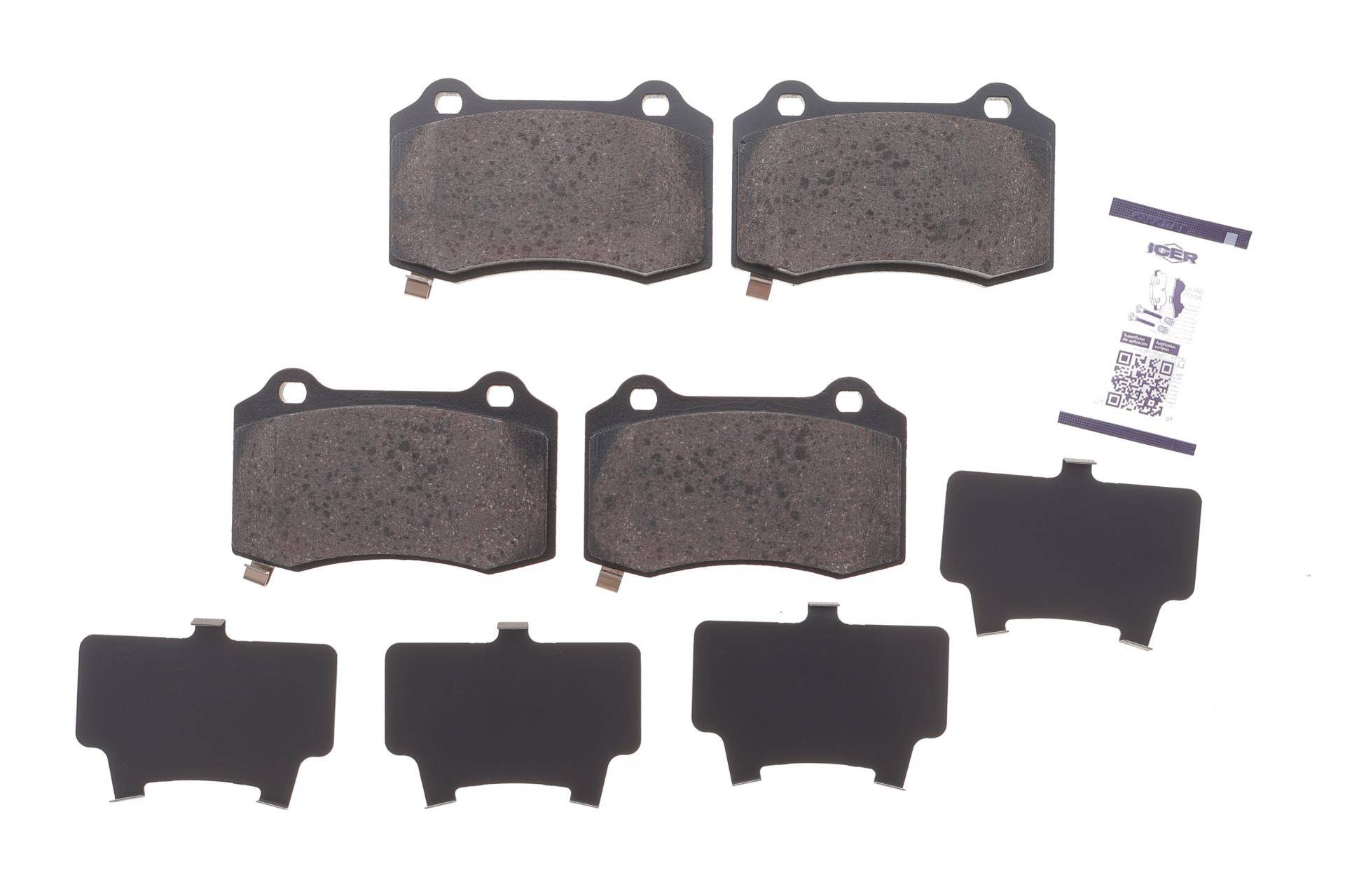 Колодки гальмівні (задні) Jeep Grand Cherokee/Chrysler 300C 04-/Tesla Model S/X/Chevrolet Camaro 12