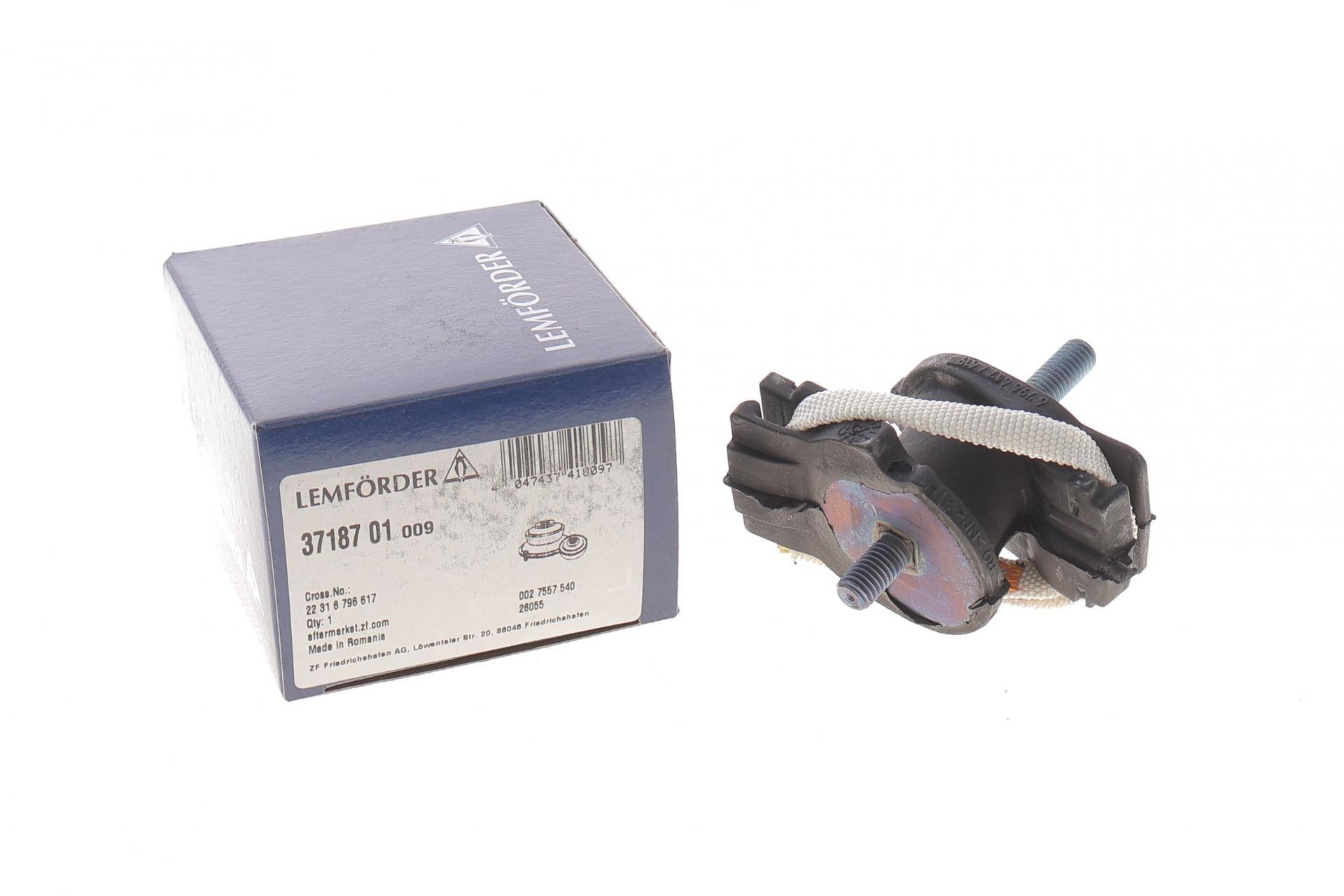 Подушка КПП BMW 1 (F20)/2 (F22)/3 (F30) 11- B37/N13/N47/N55