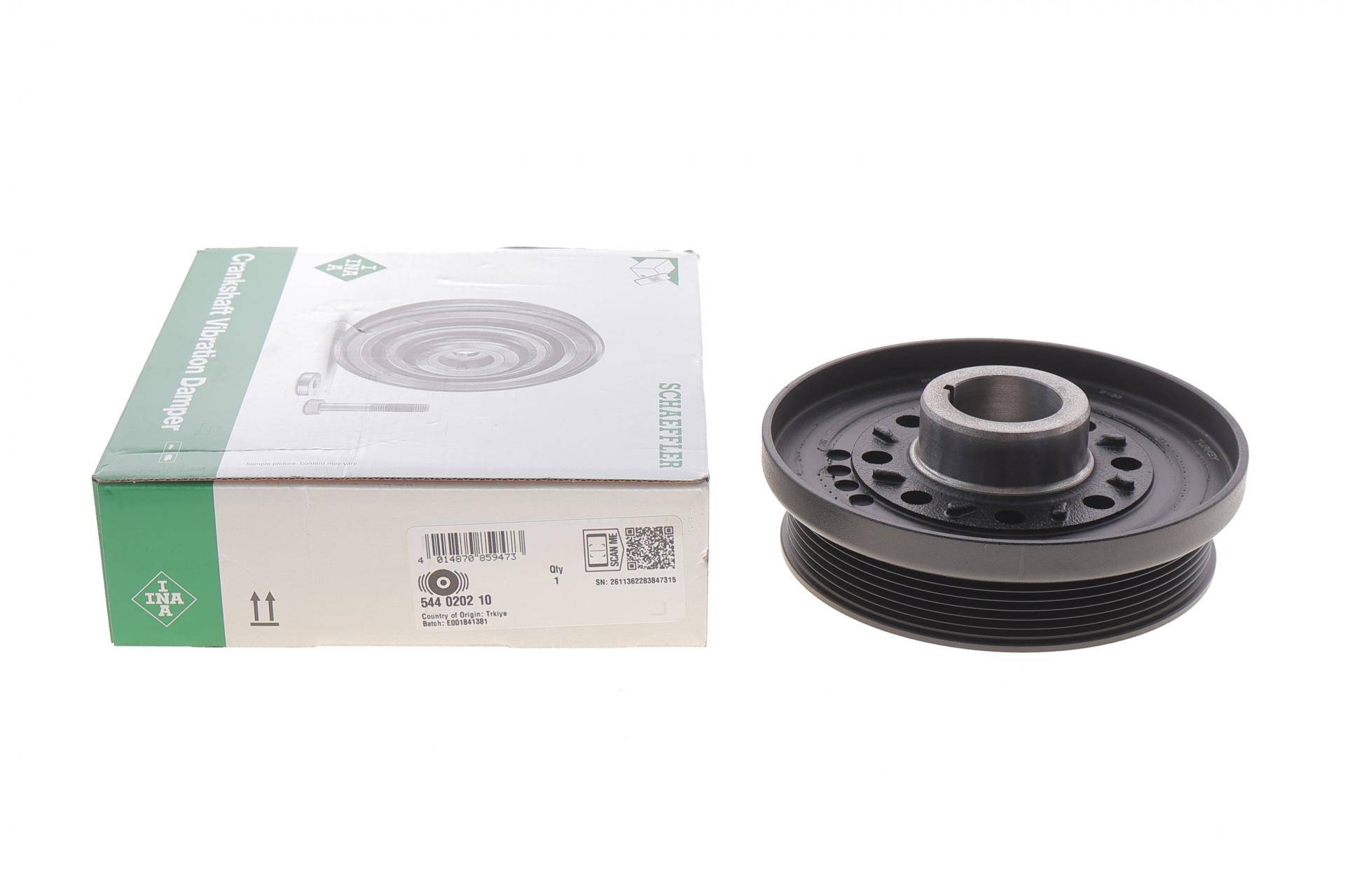 Шків колінвалу Hyundai iX35/Tucson/Kia Sportage 2.0/2.2CRDi 10- (6PK)