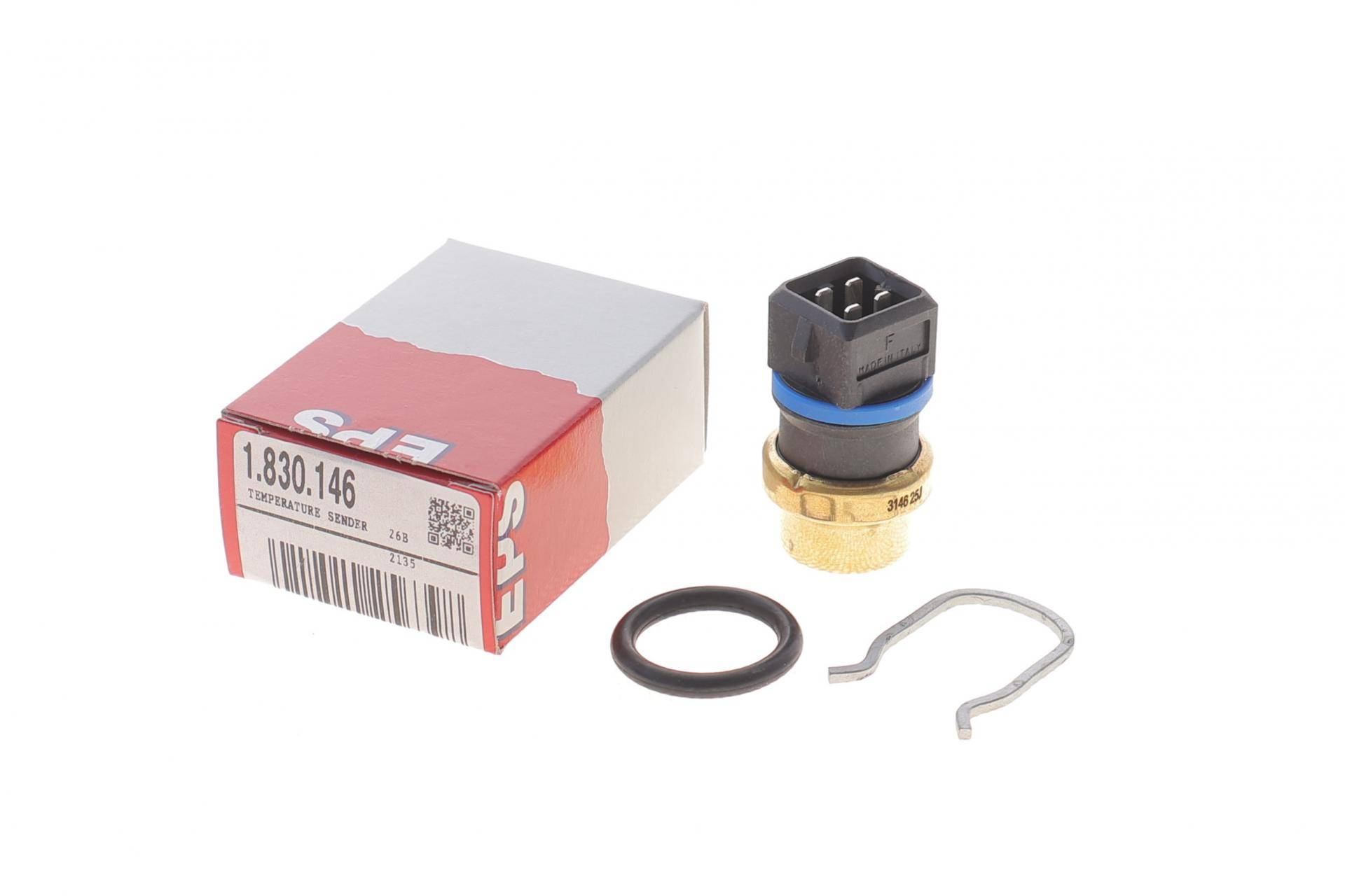 Датчик температури охолоджуючої рідини VW Caddy II/T4 1.4-2.5 90-04 (4 конт.) (синій)