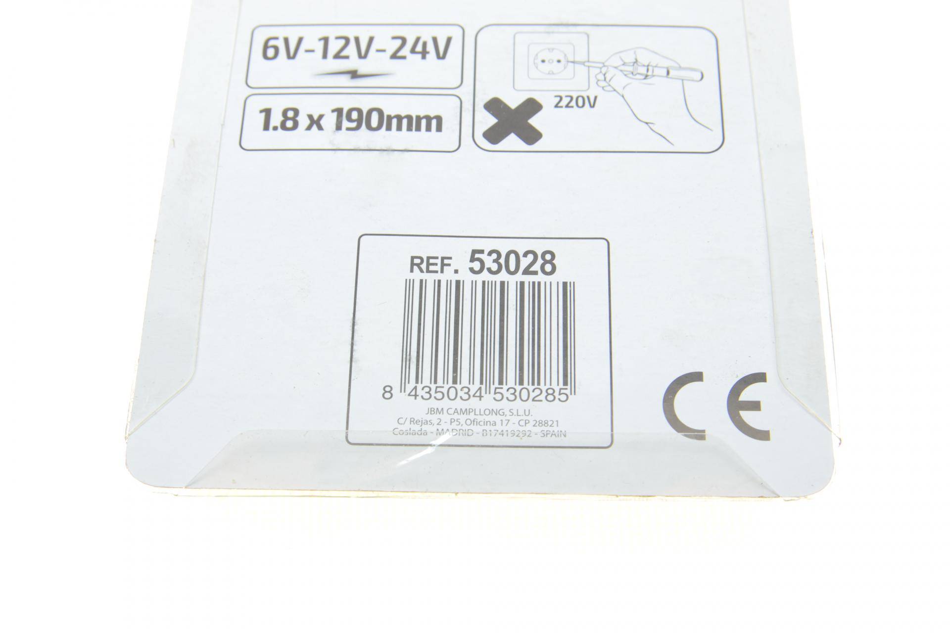 Індикaтop нaпpуги 6-12-24В 1,8x190 мм