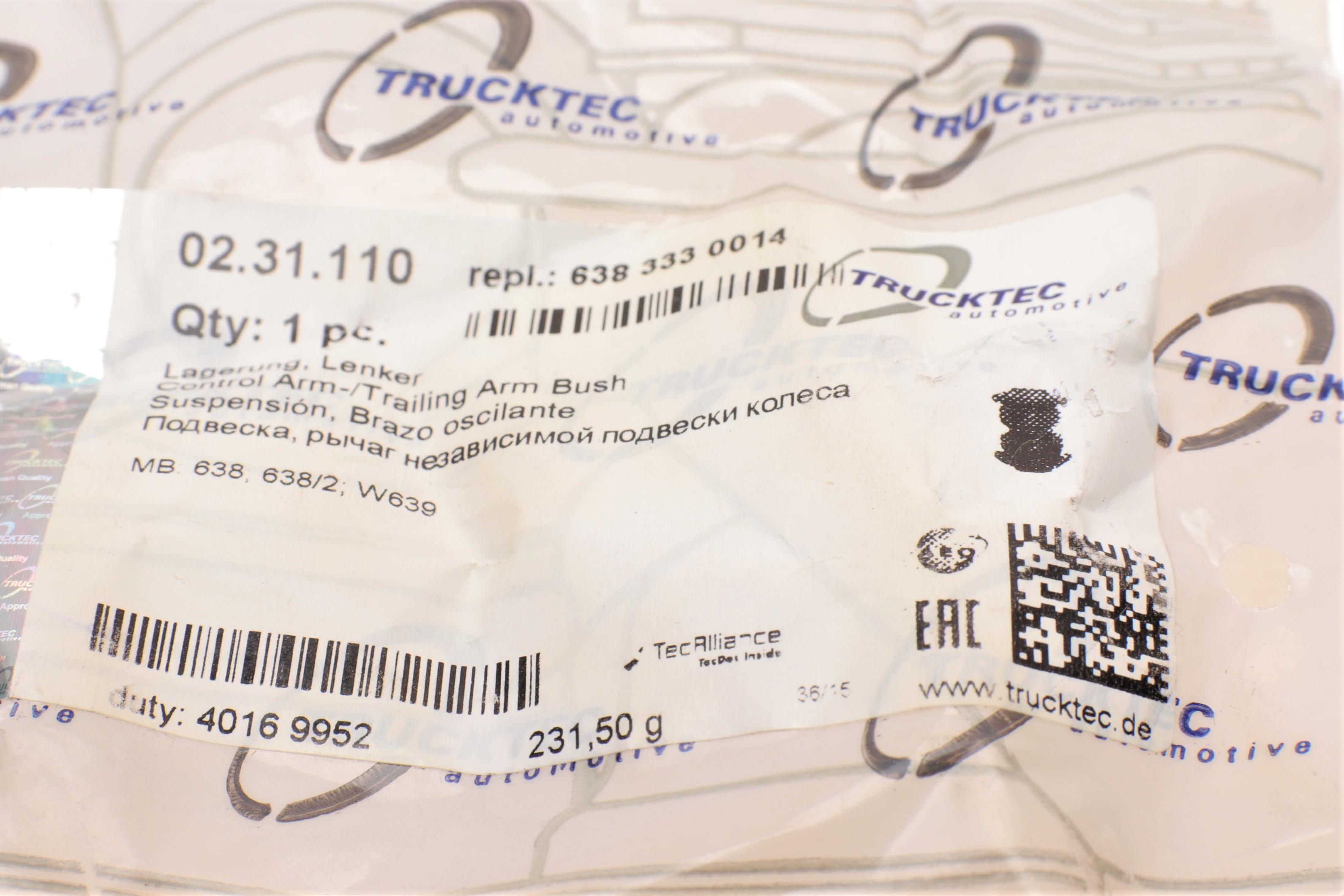 Сайлентблок важеля (переднього/знизу) MB Vito (W638)/(W639) 96-